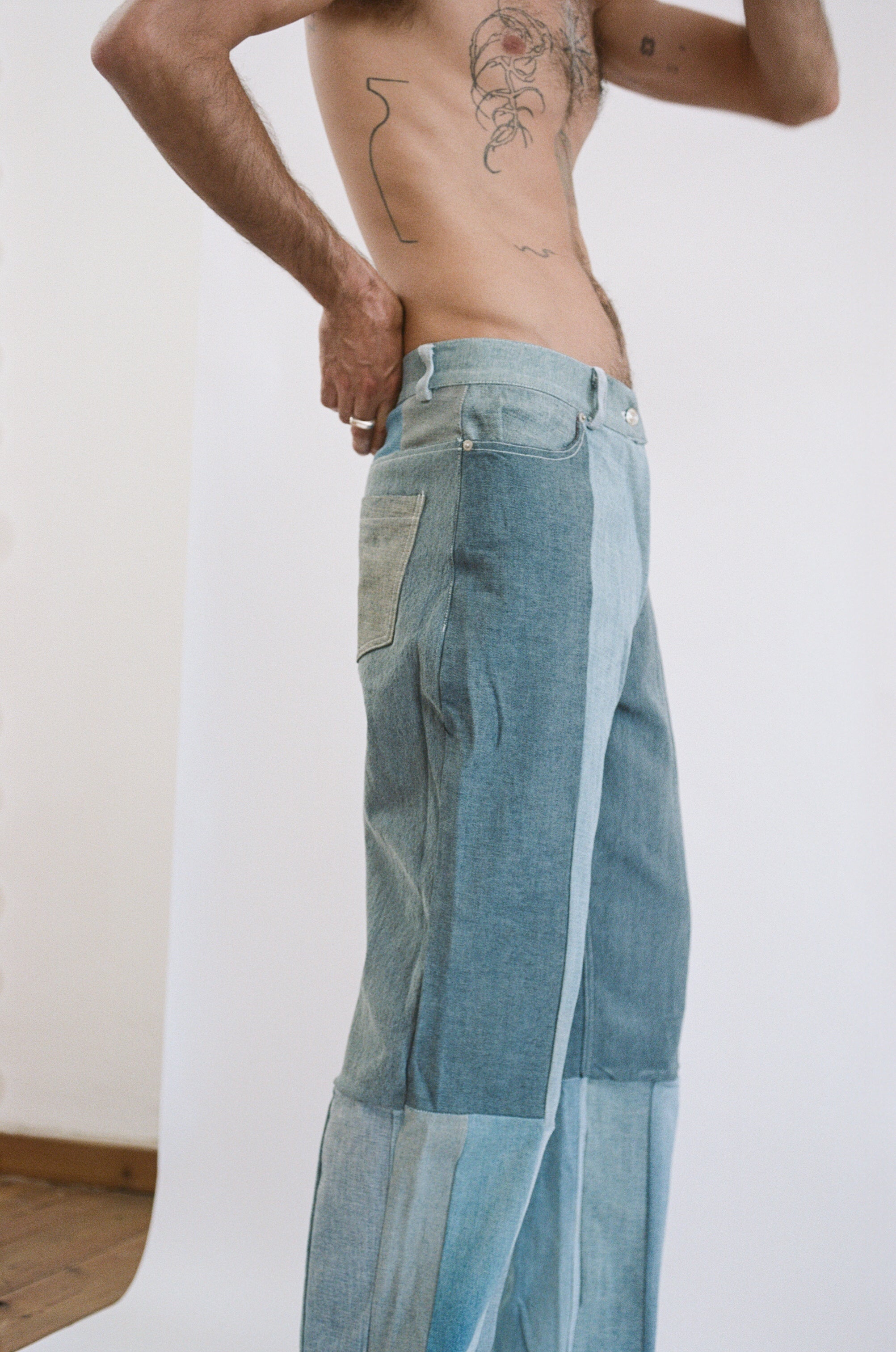 Reconstructed Jeans - Light Blue