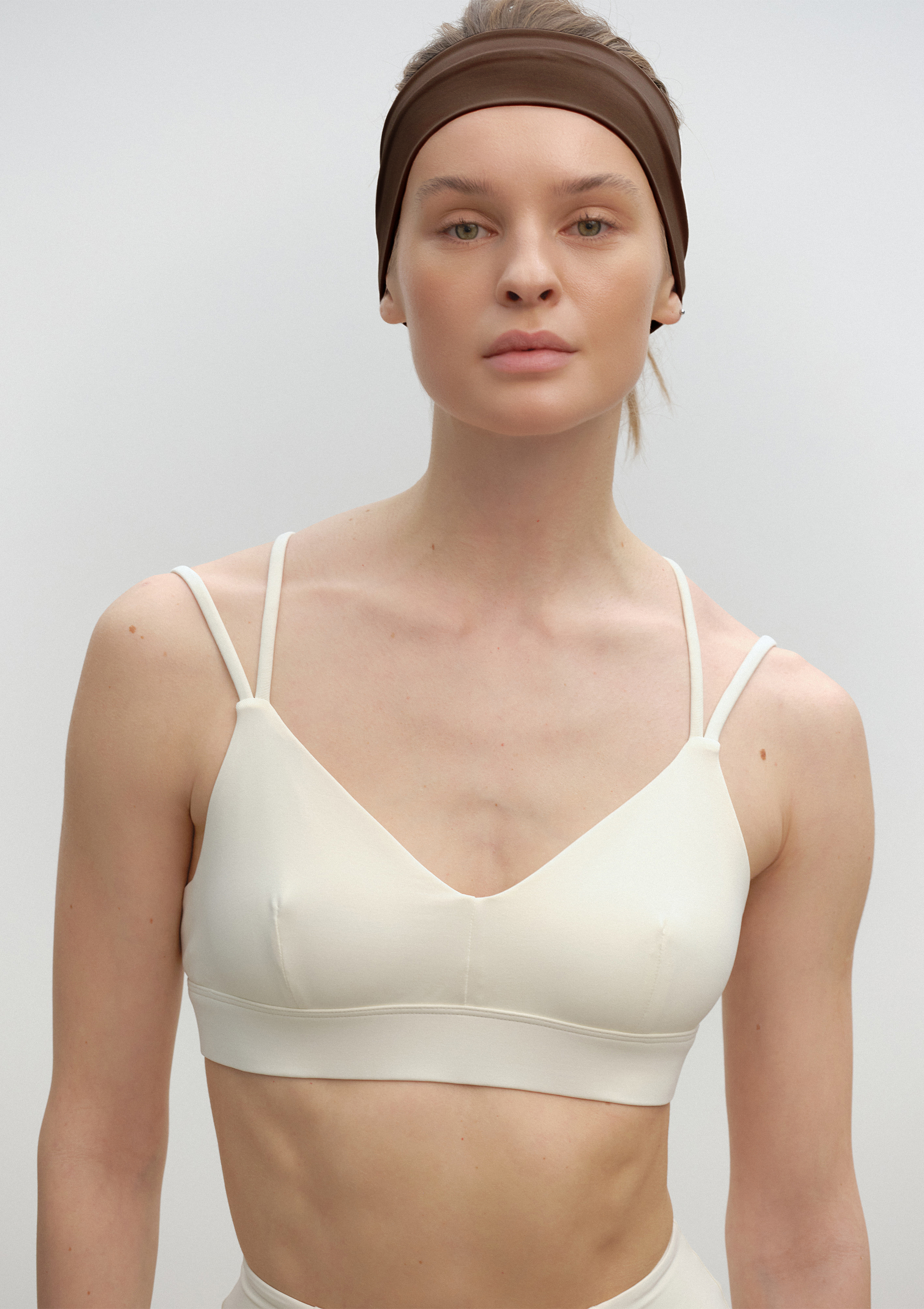 Ava Headband in Dark Brown