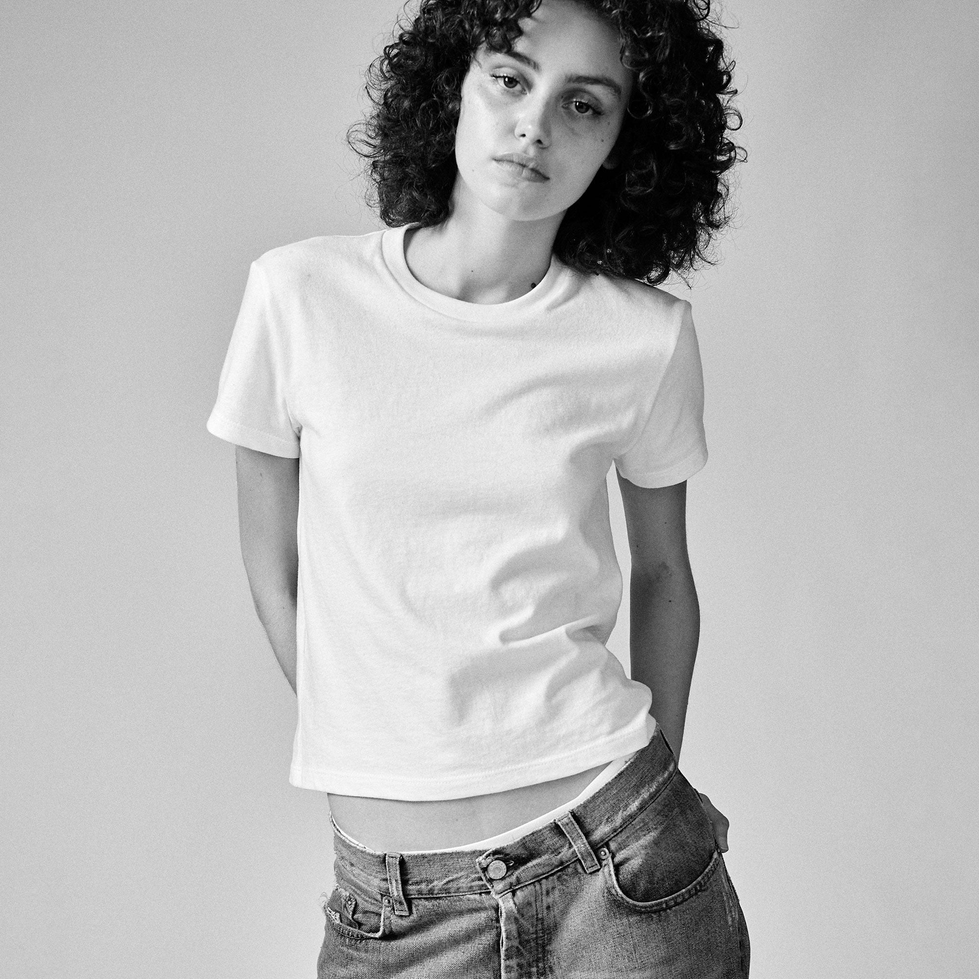 T102 Little T Shirt White