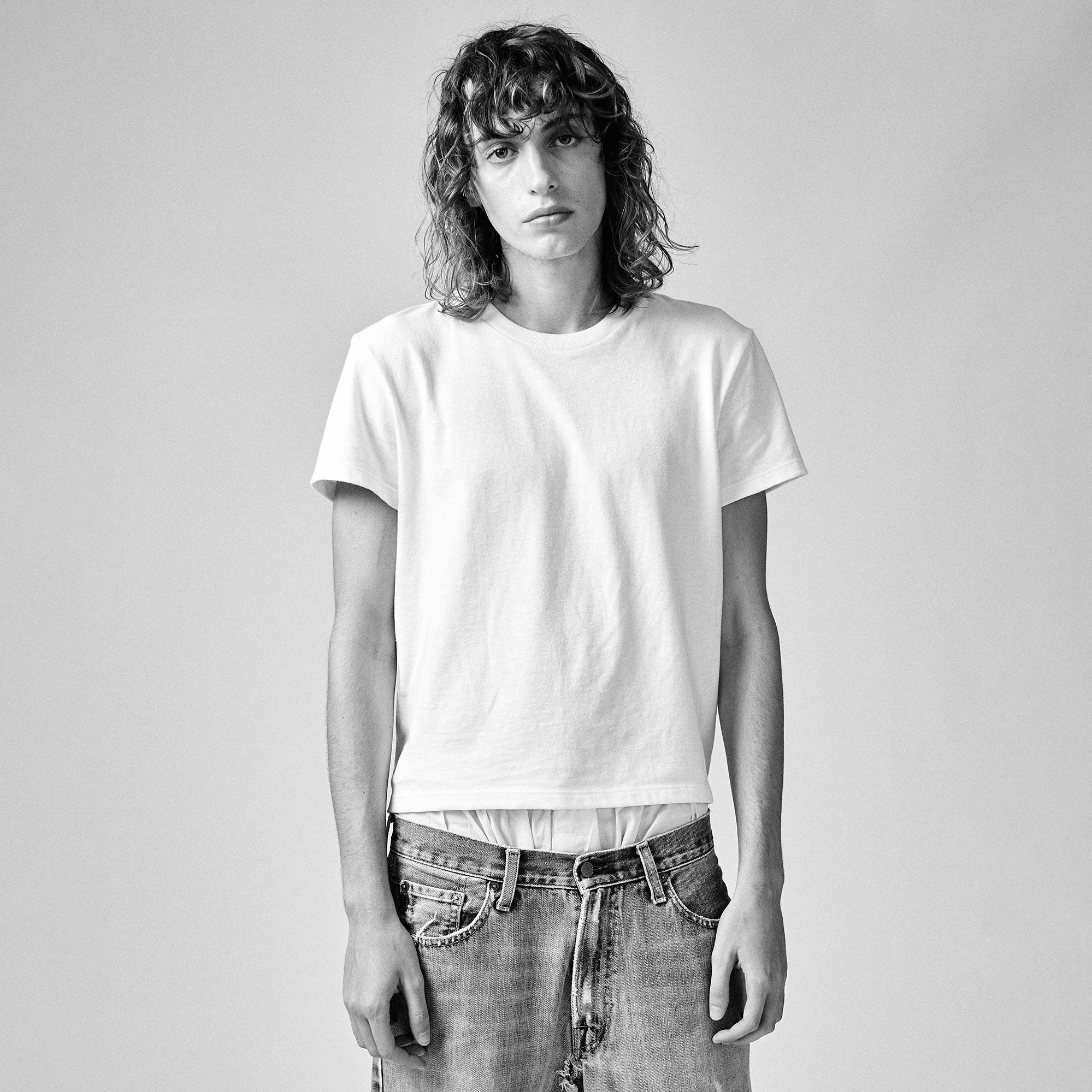 T102 Little T Shirt White