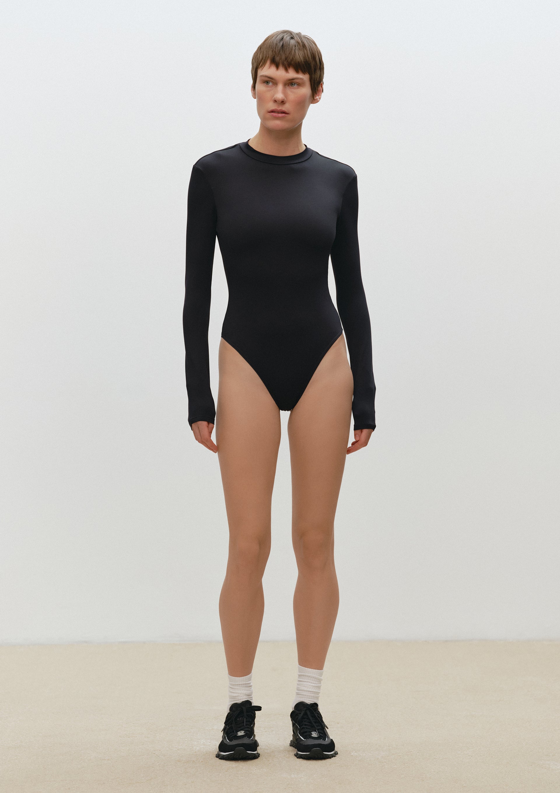 Cutout Bodysuit in Black