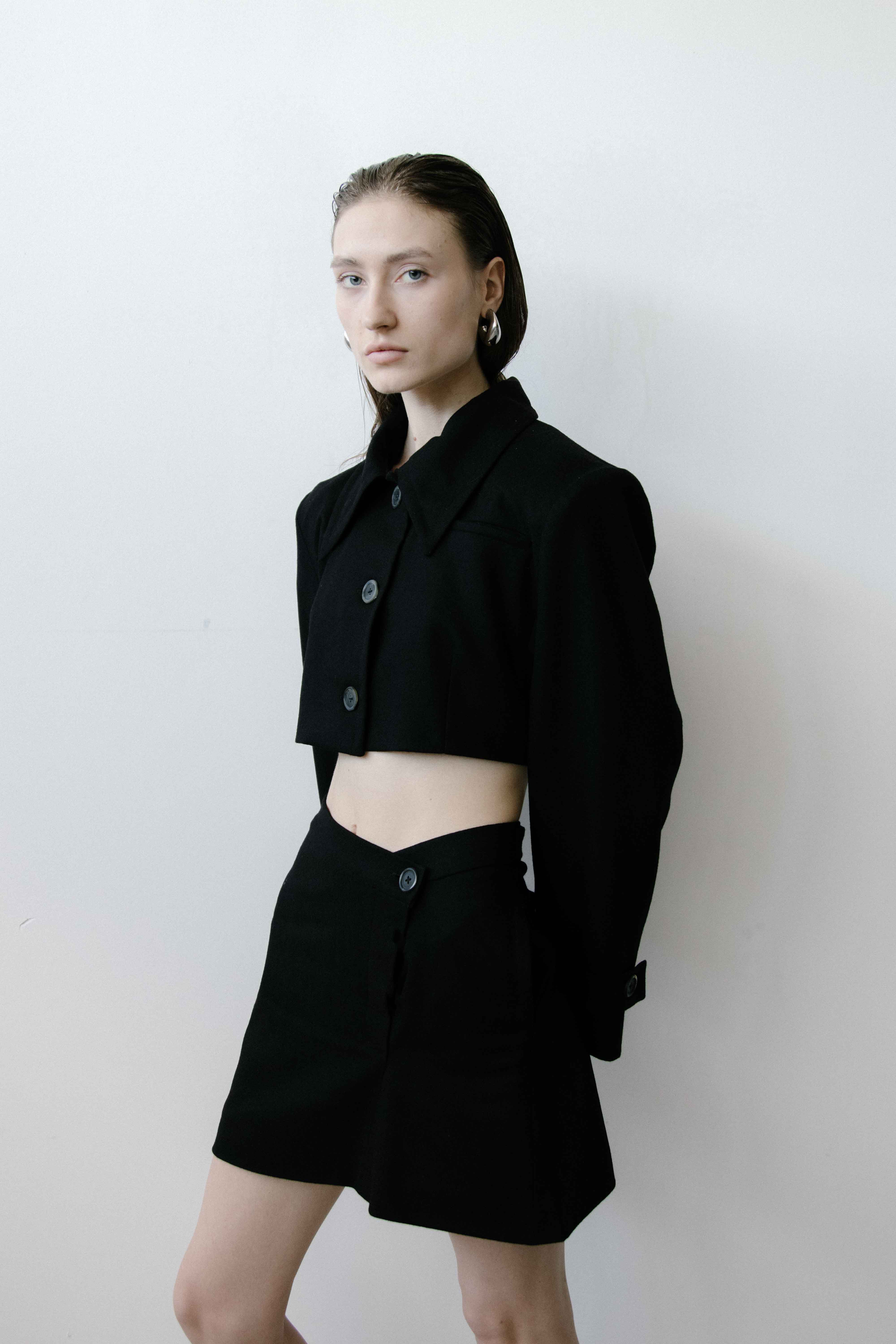 Triangle Black Skirt