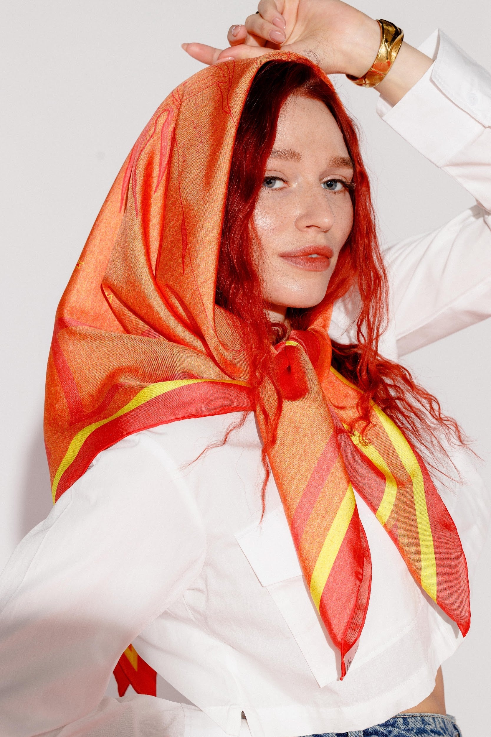 Virgo | Square Silk Scarf