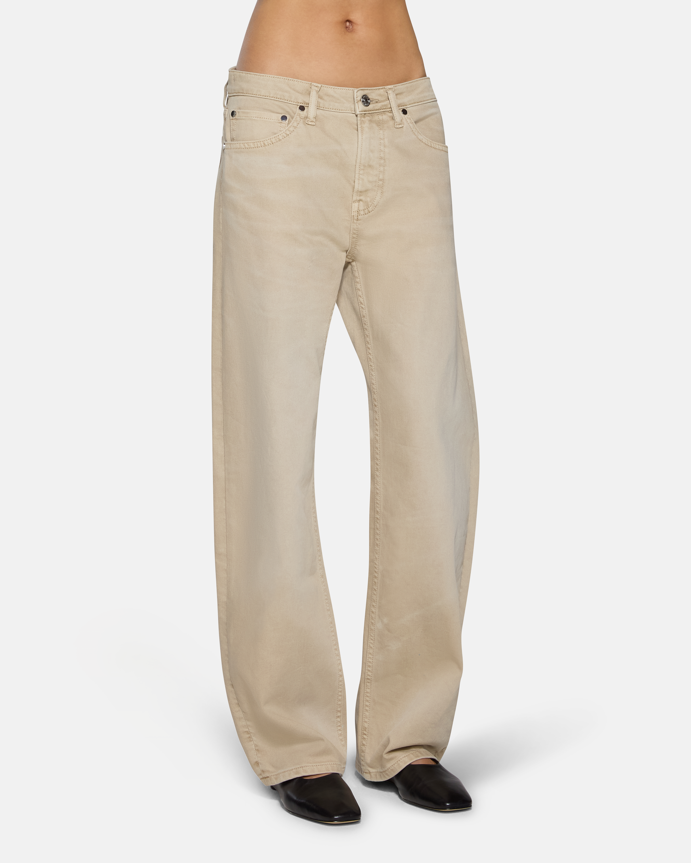 Alida Loose Bowed Desert Sand