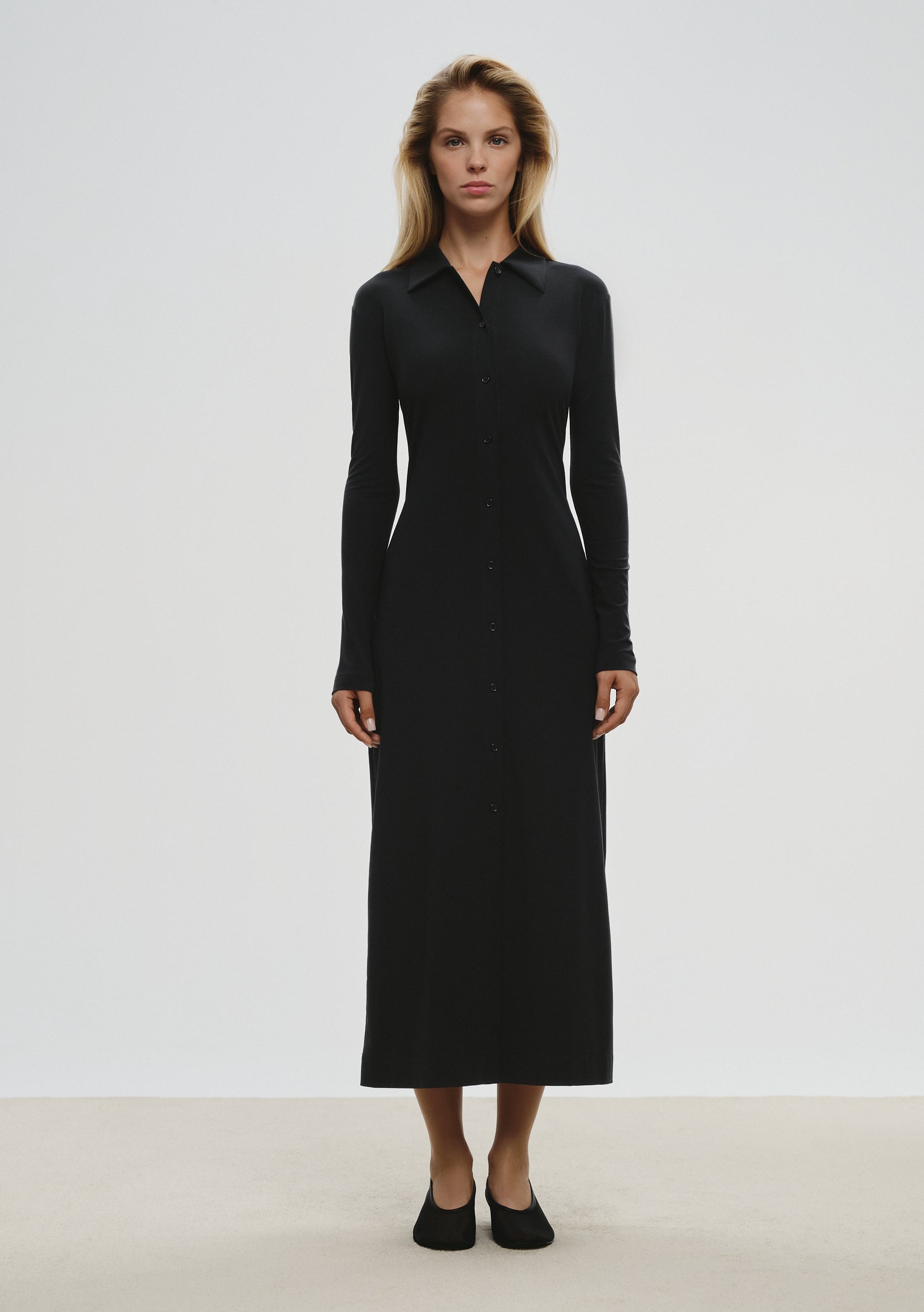 Aura Longsleeve Dress in Black