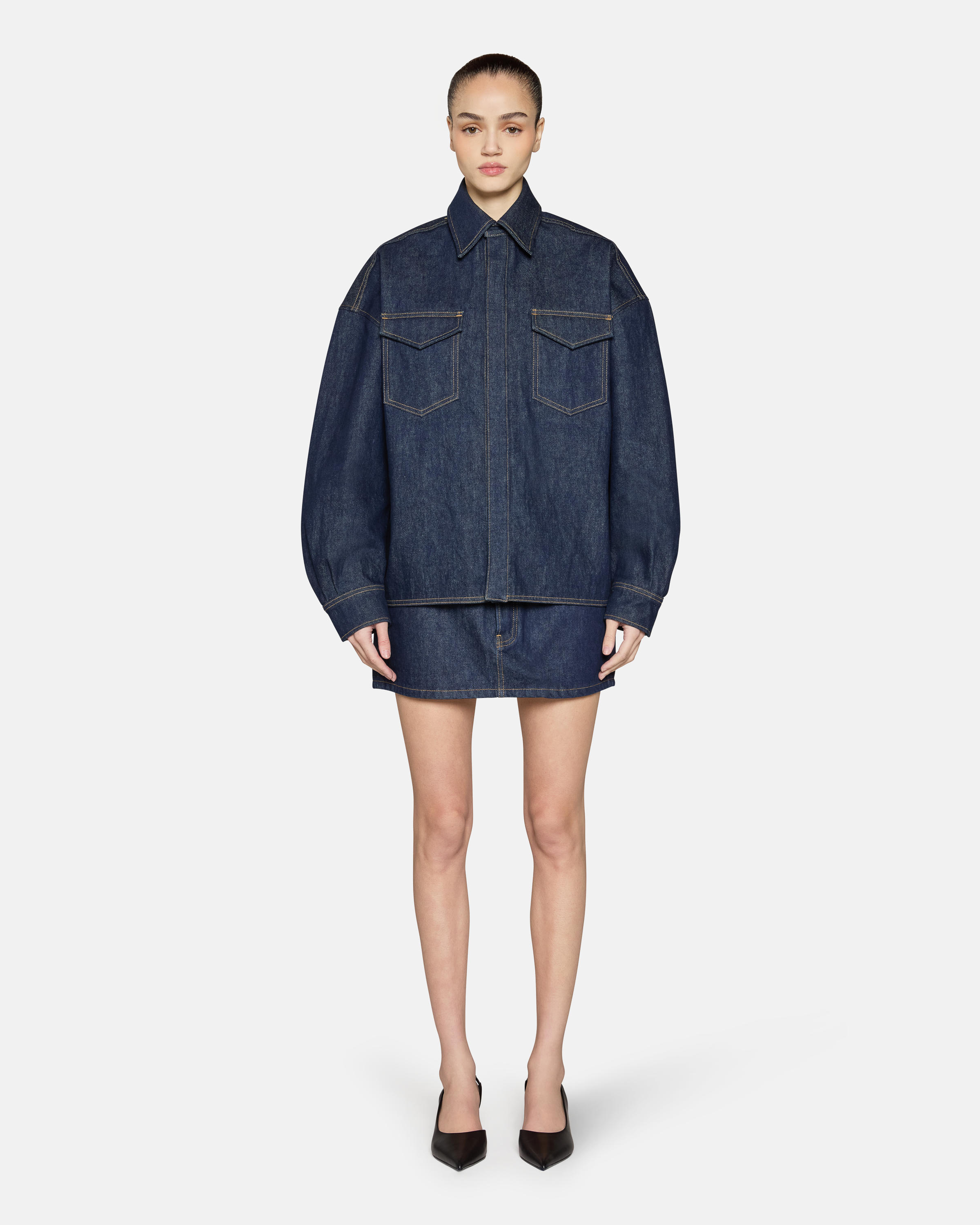 Cherry Mini Skirt Havana Night