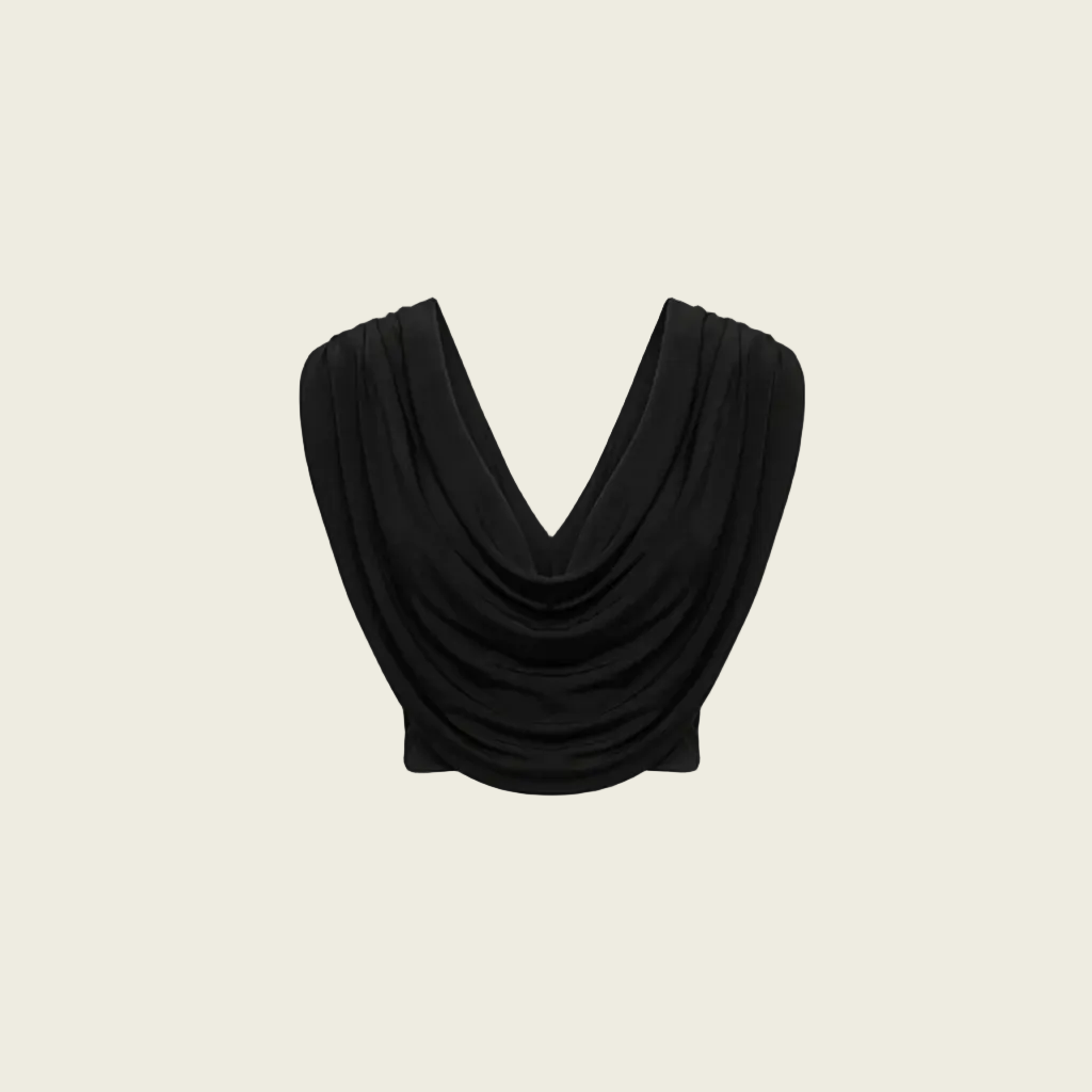Chiffon Dupatta Draped Top