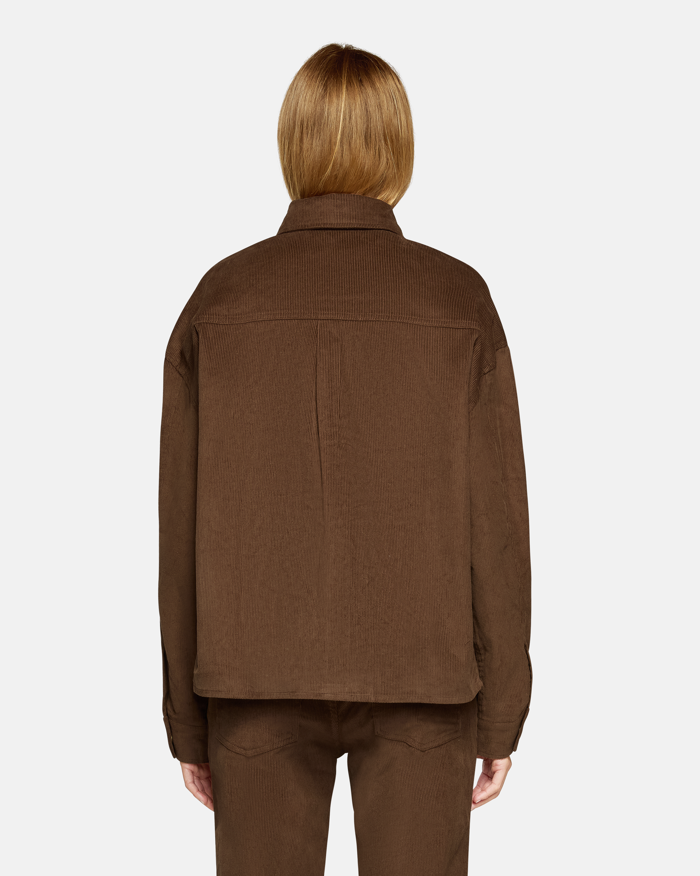 Daniele Shirt Jacket Chocolate Corduroy