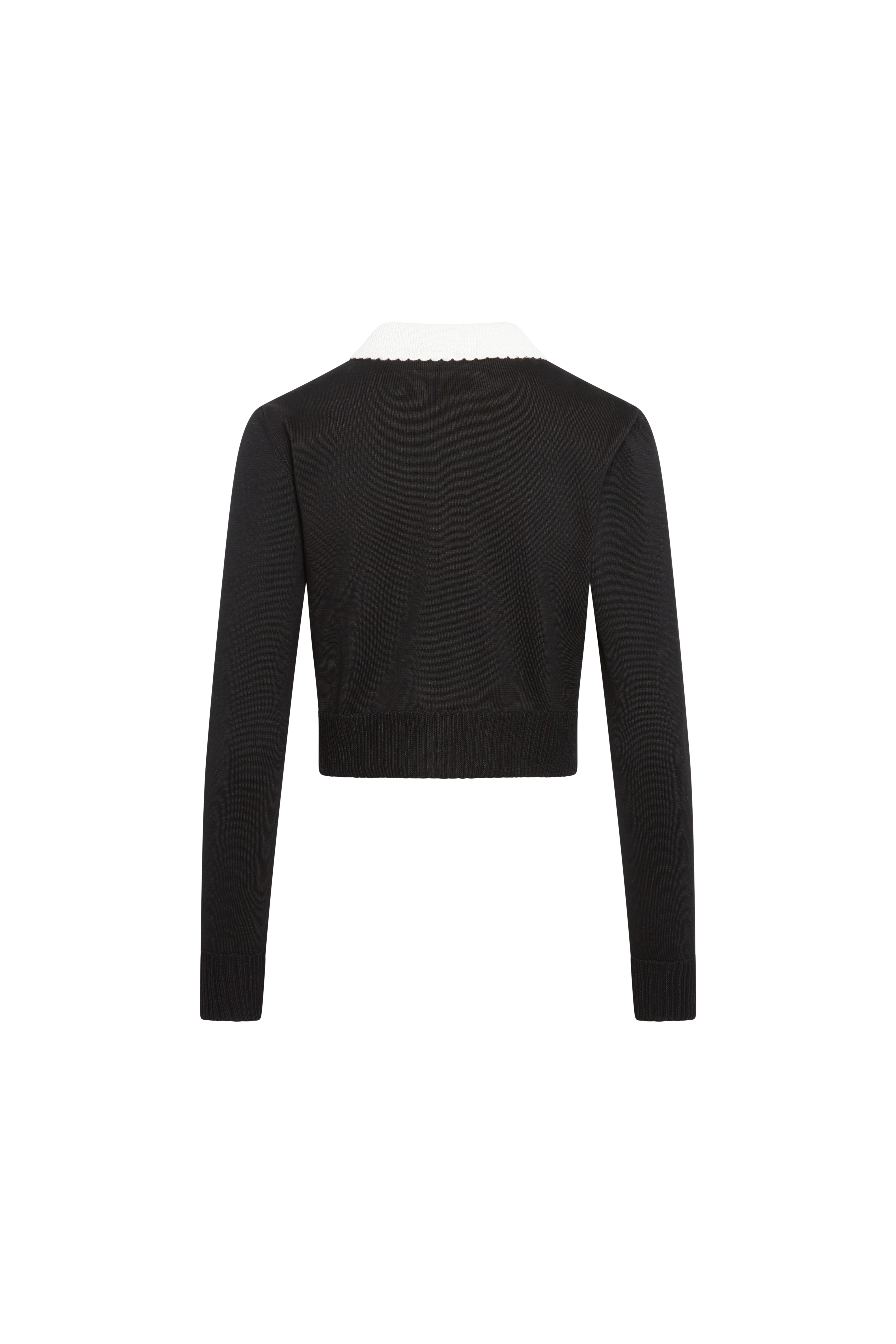 MS. PENNYWORTH CARDIGAN BLACK CROPPED