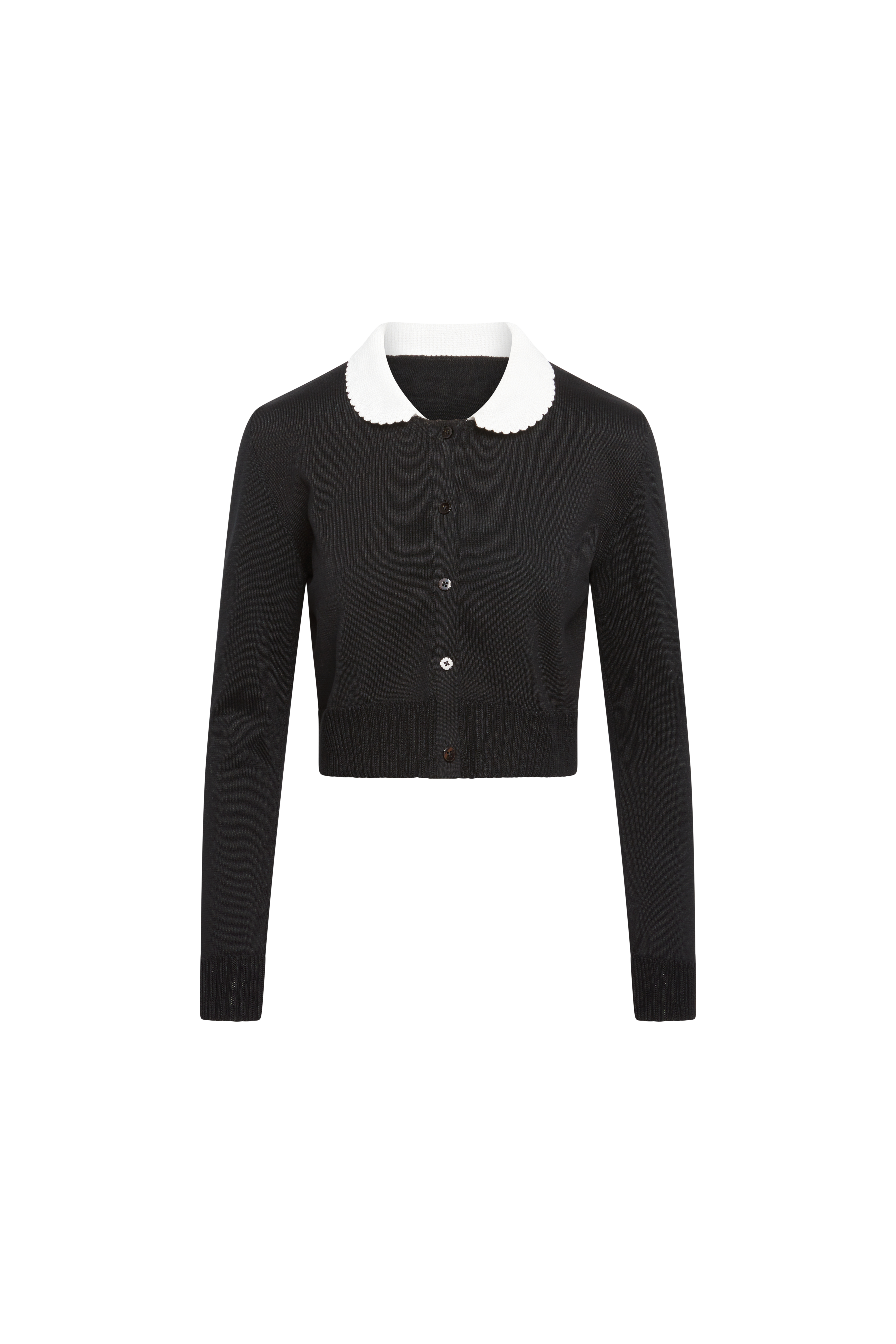 MS. PENNYWORTH CARDIGAN BLACK CROPPED