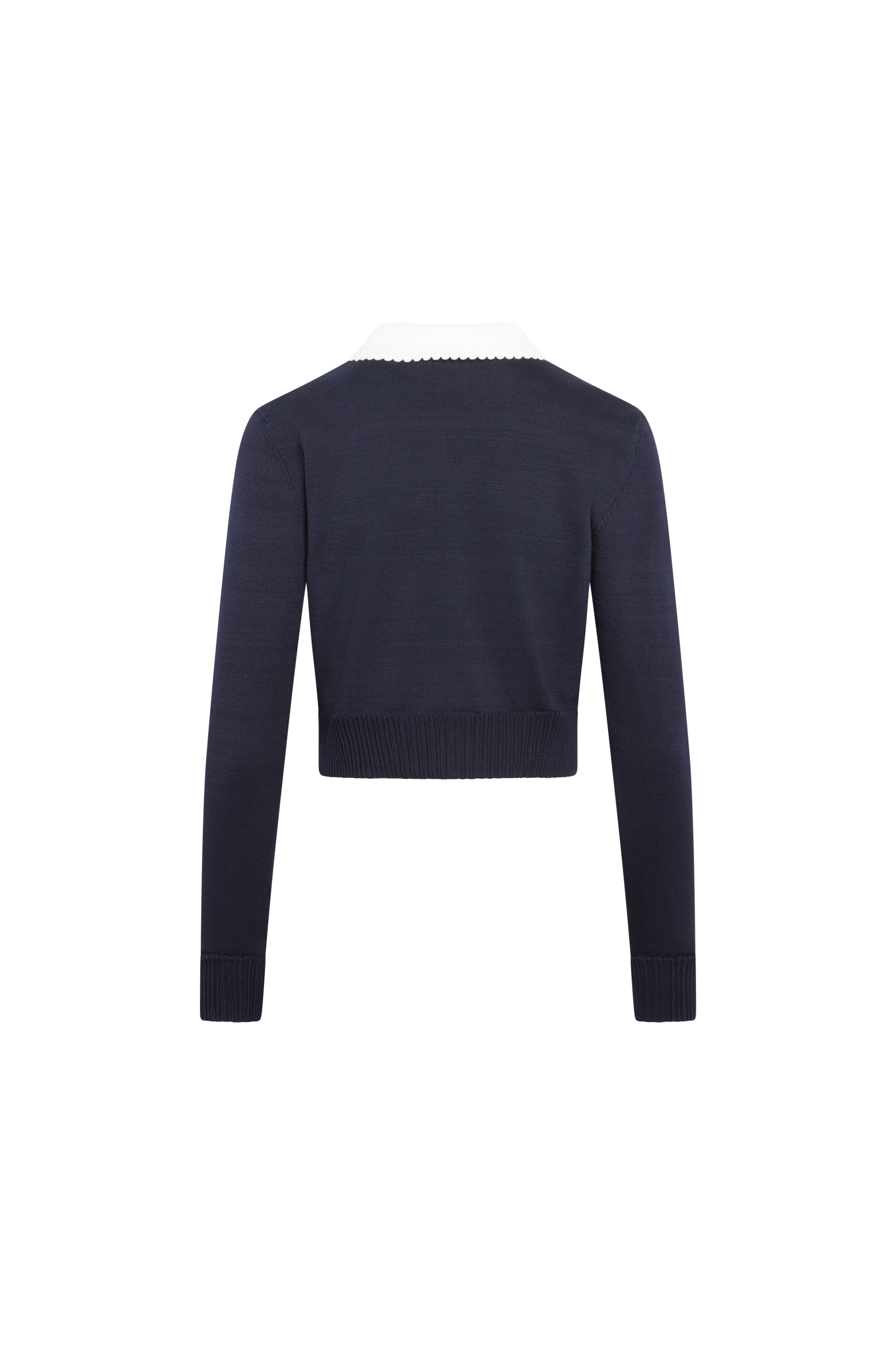 MS. PENNYWORTH CARDIGAN NAVY CROPPED