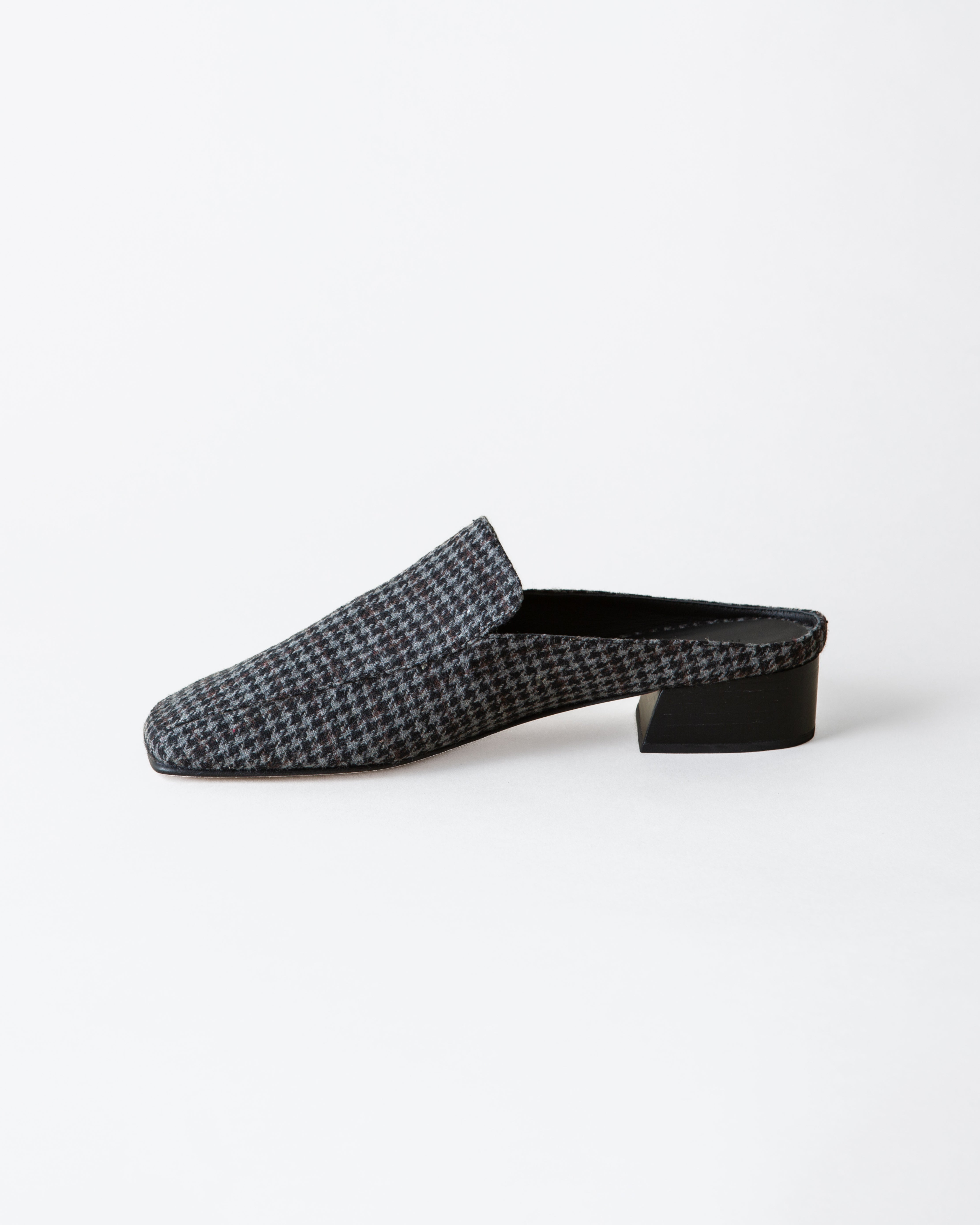Felix Loafer Mule - Grey Tweed