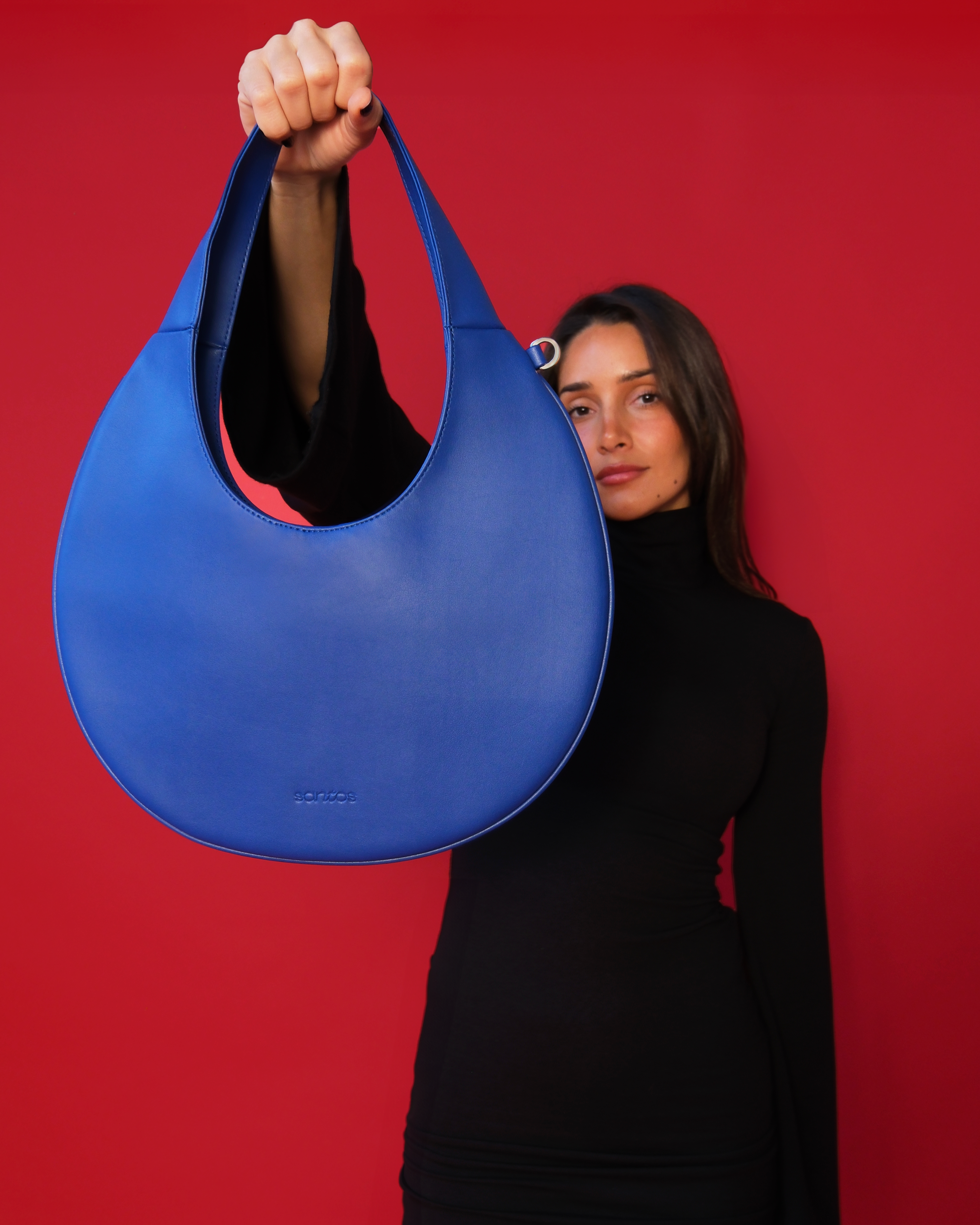 Agnes Moon Bag - Electric Blue