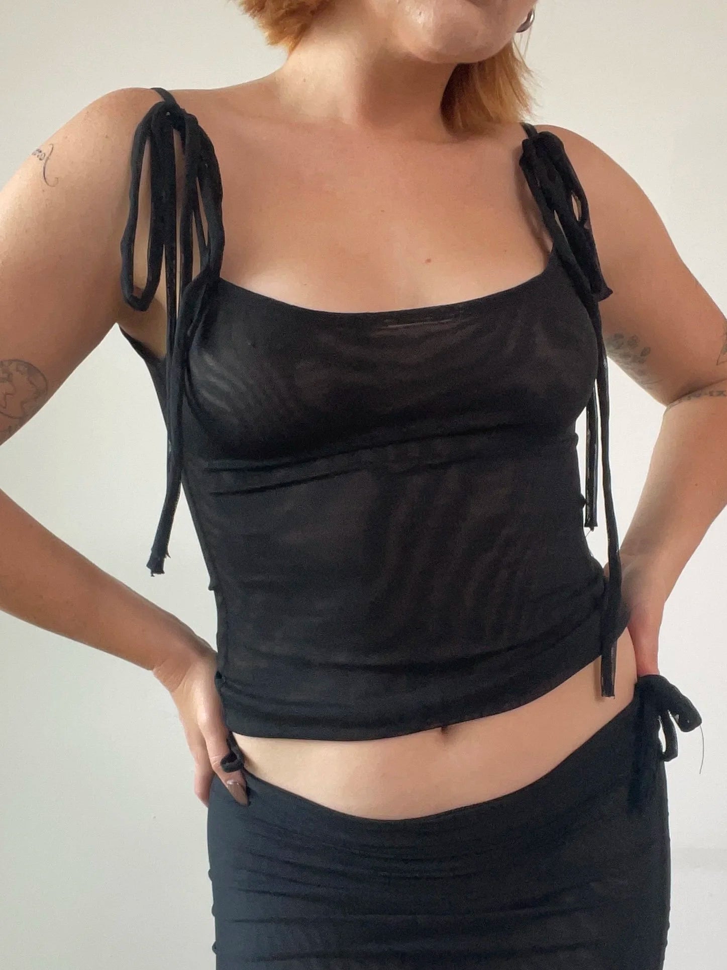 The Tie Me Up Tank - Black