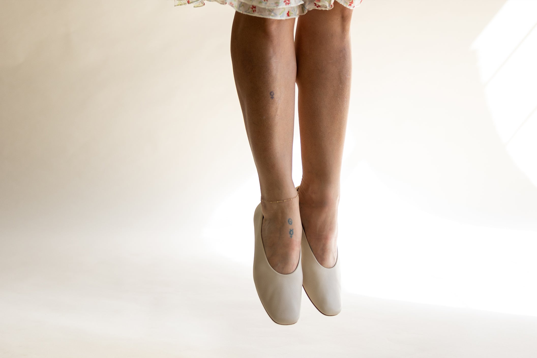Margaux Ballet Flat - Bone Nappa