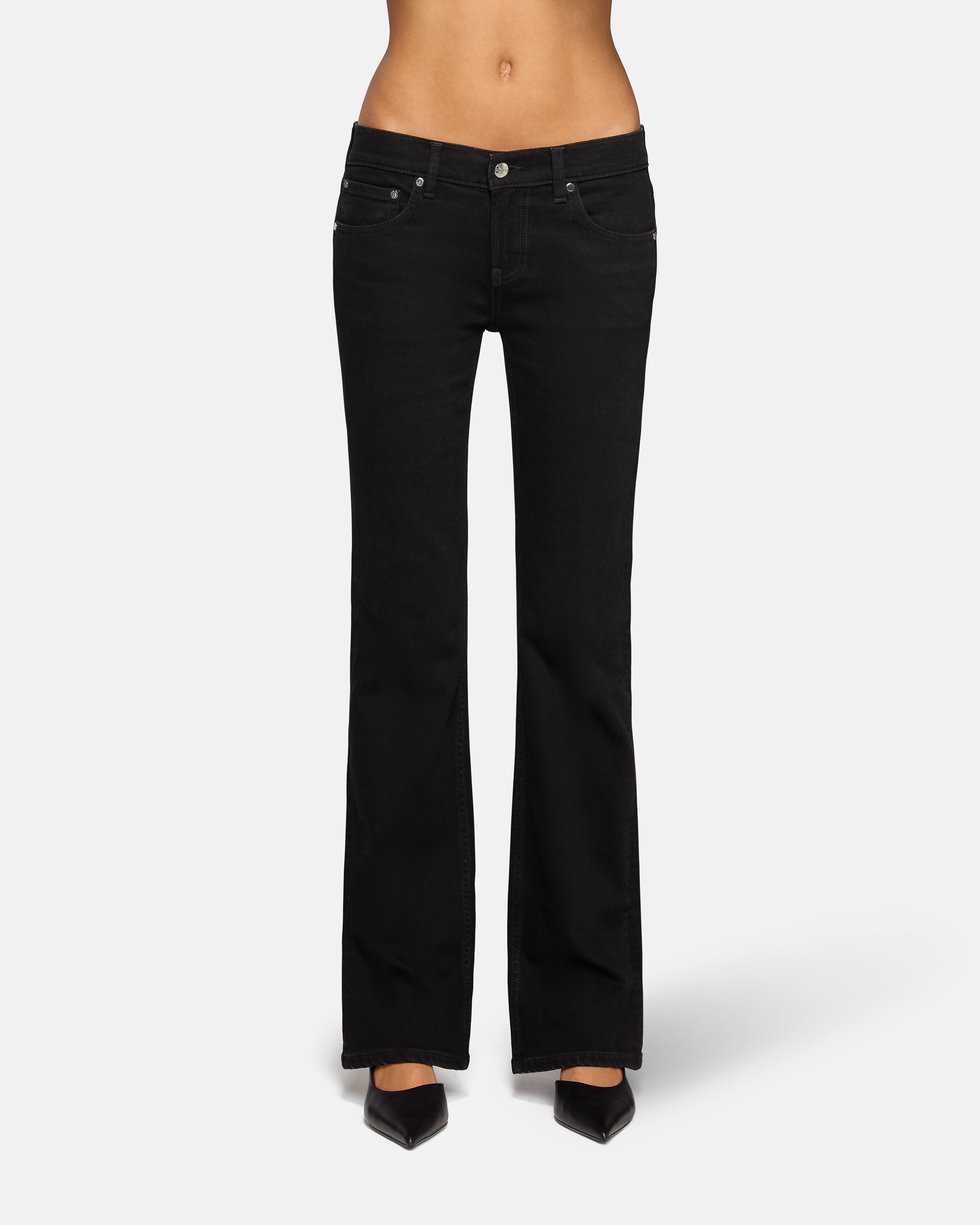 Maria Mid Rise Bootcut Noir