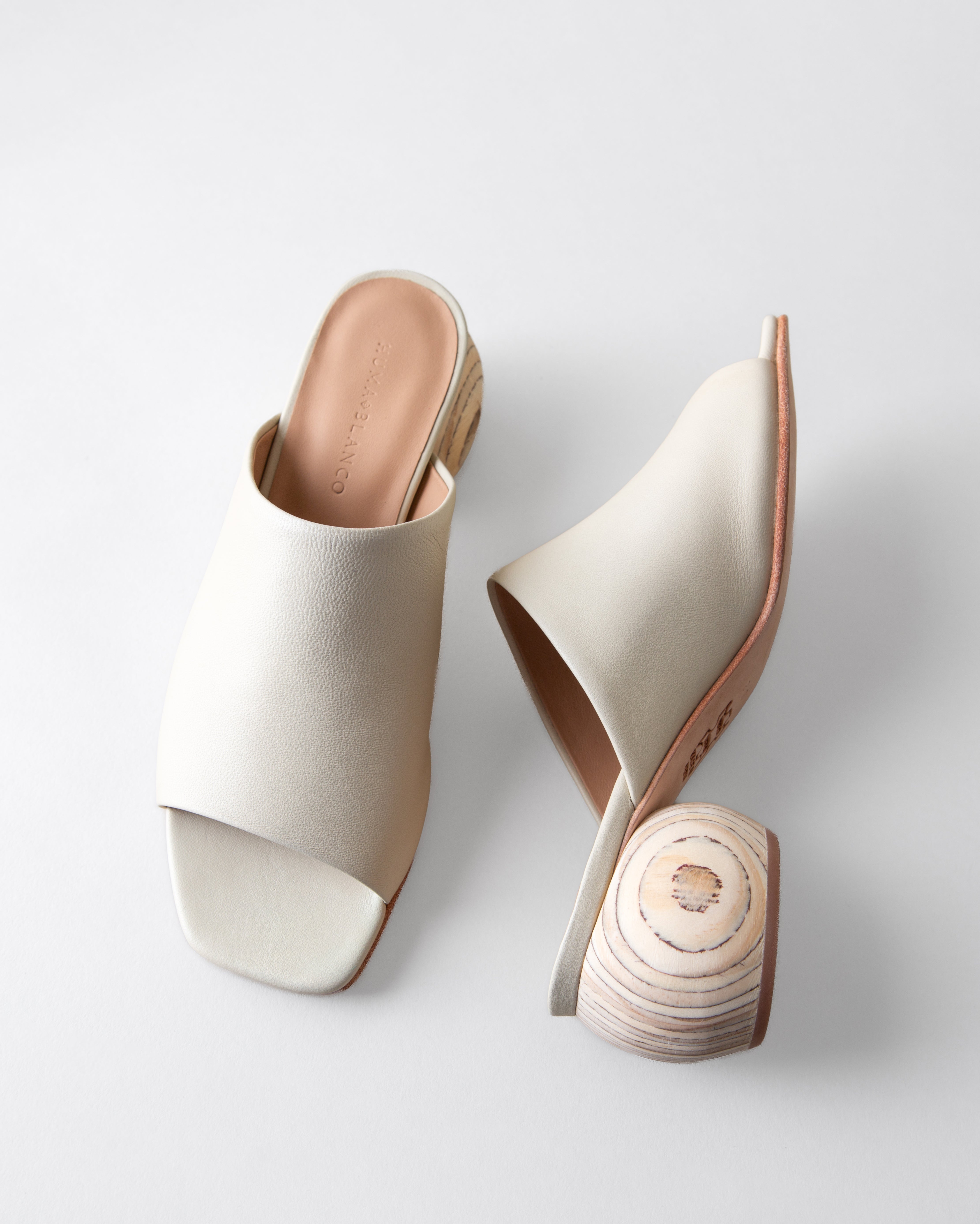 Milla Mule - Bone Nappa