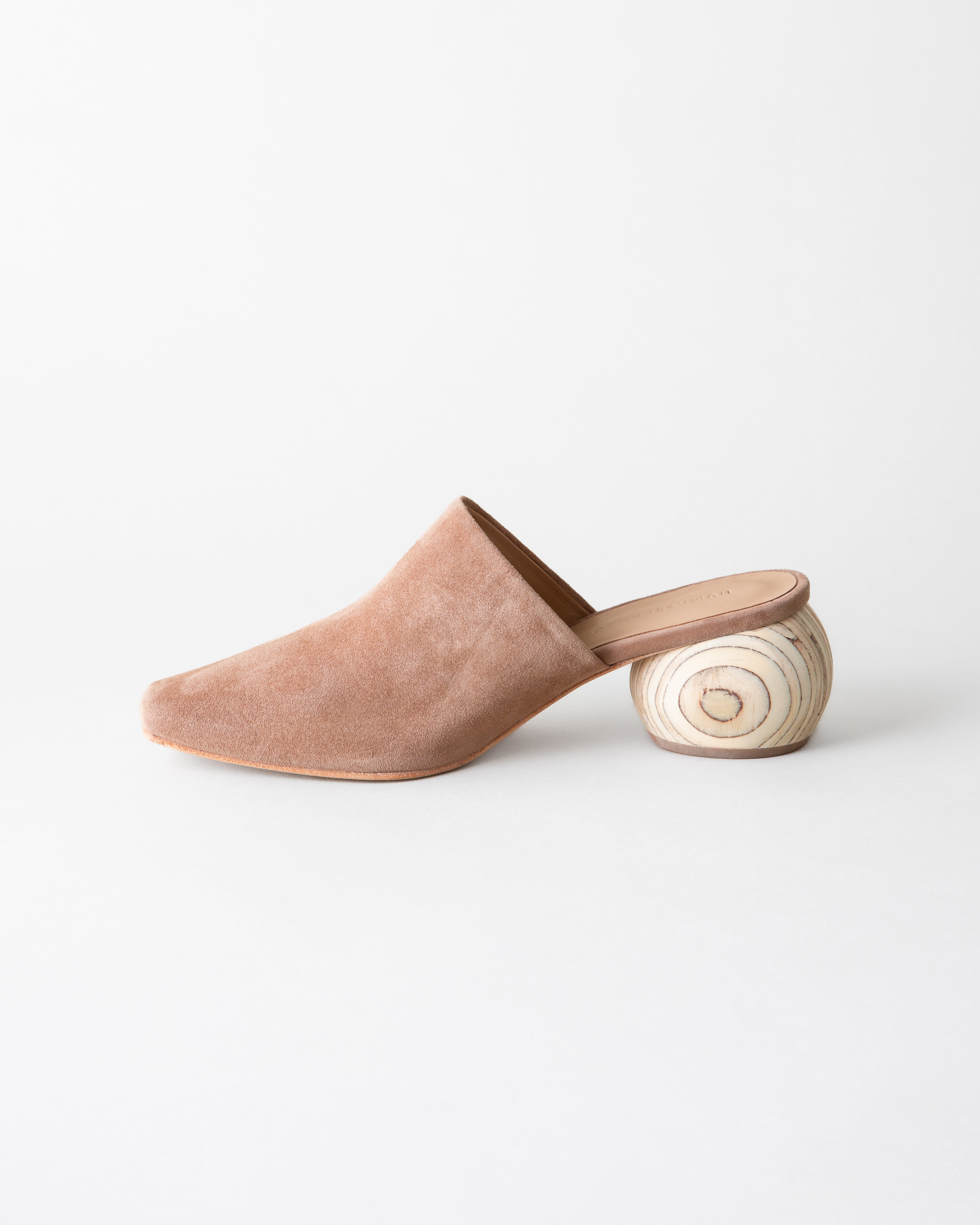 Mina Mule - Latte Suede