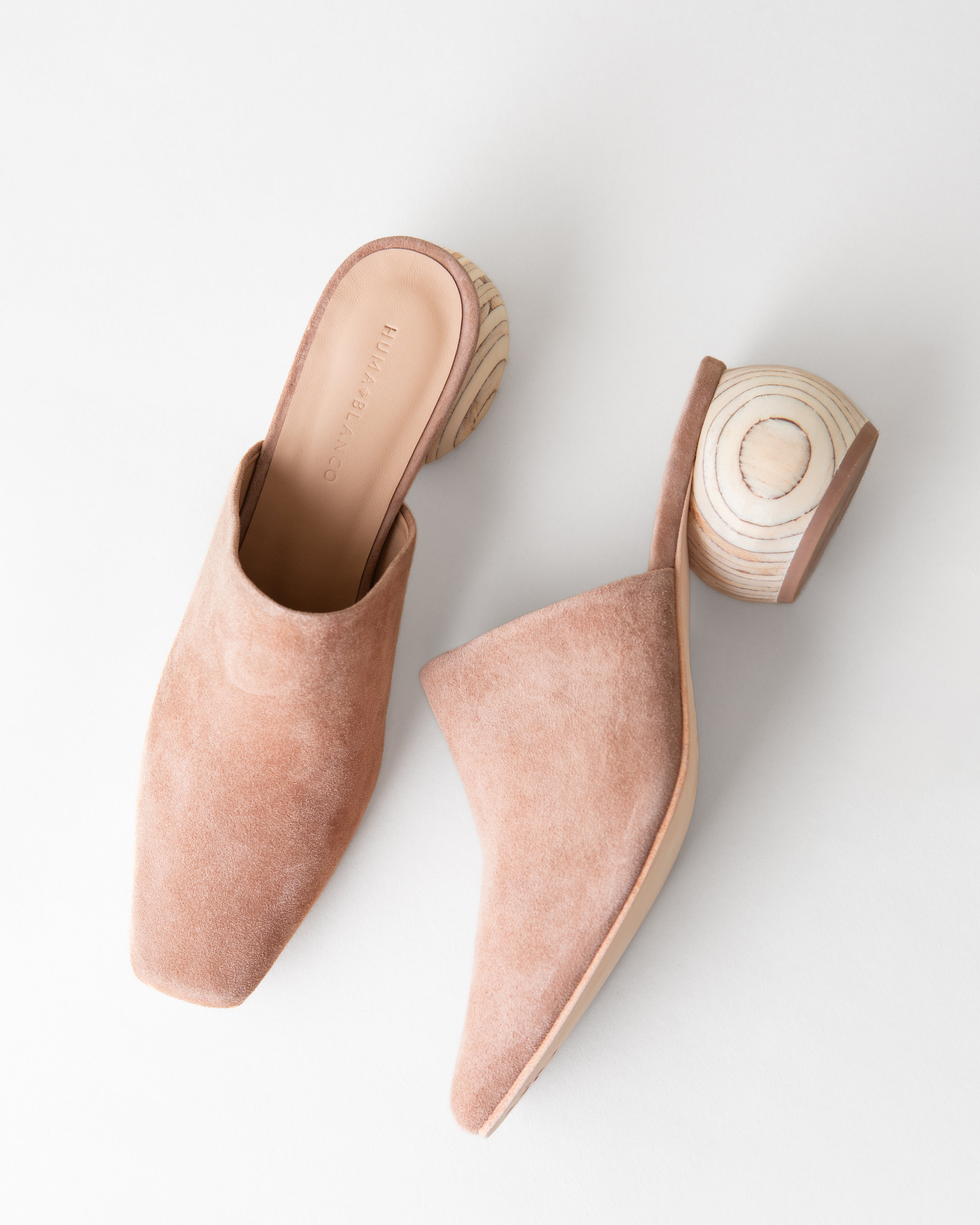 Mina Mule - Latte Suede