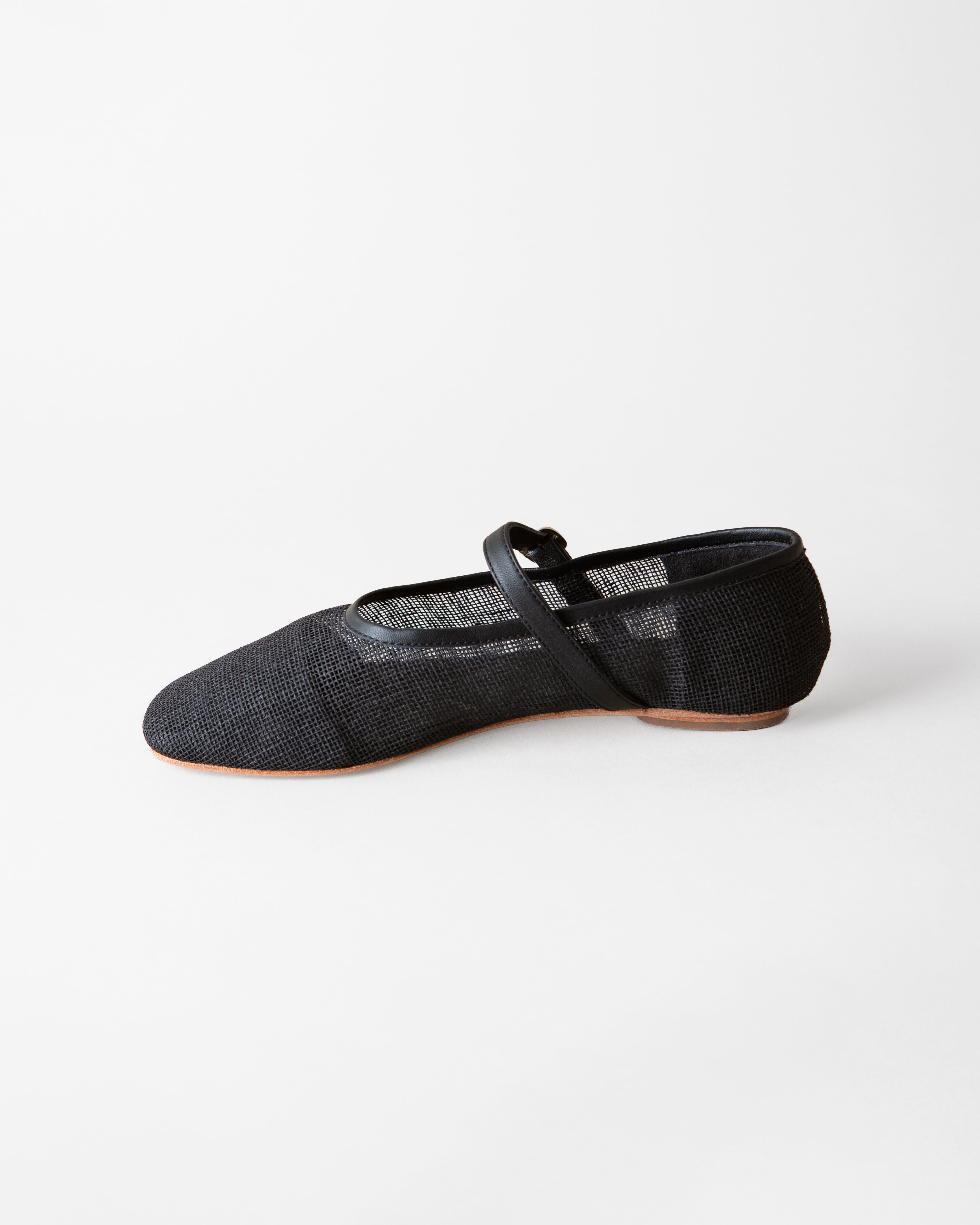 Penny Ballet Flat - Coal Jute