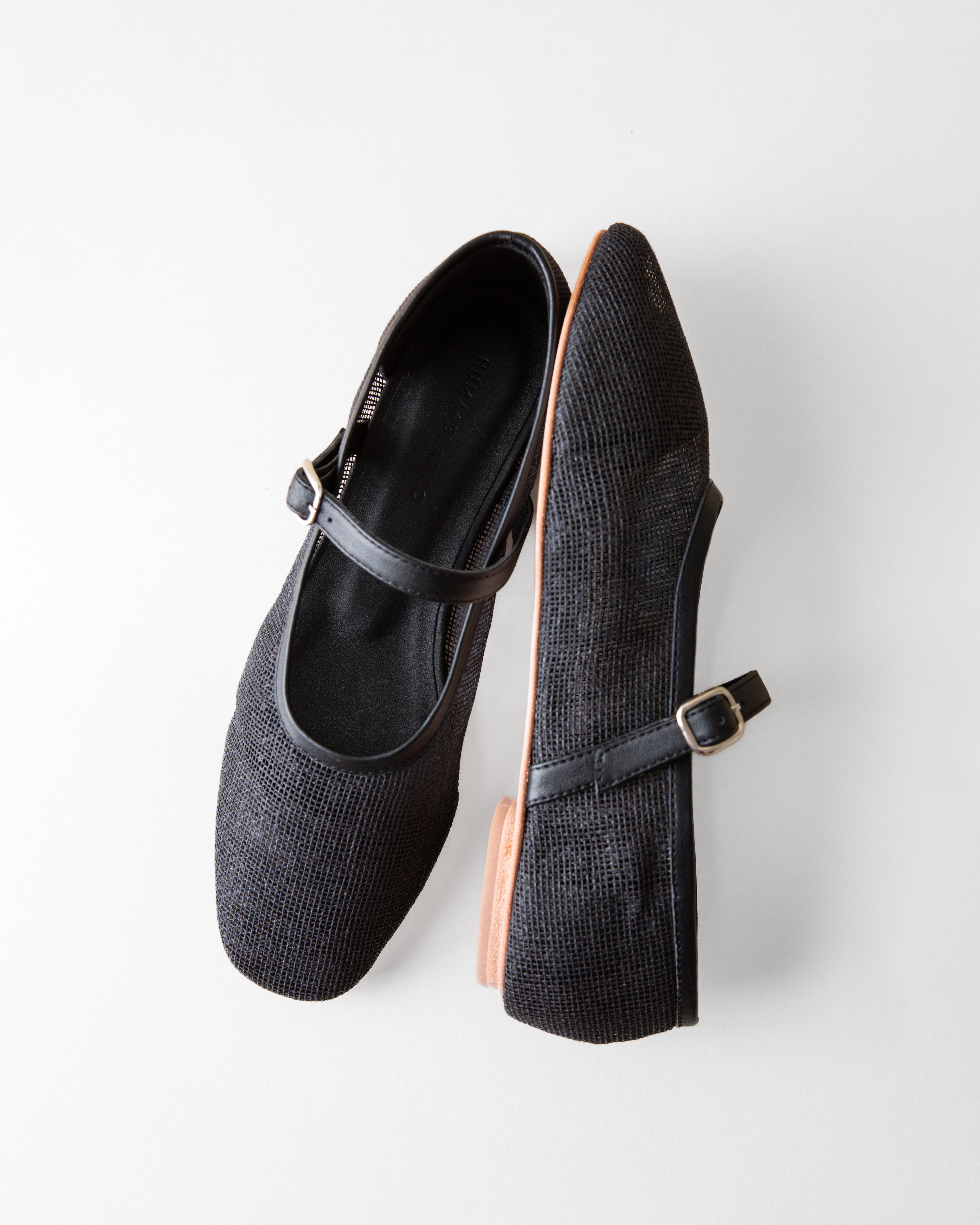 Penny Ballet Flat - Coal Jute