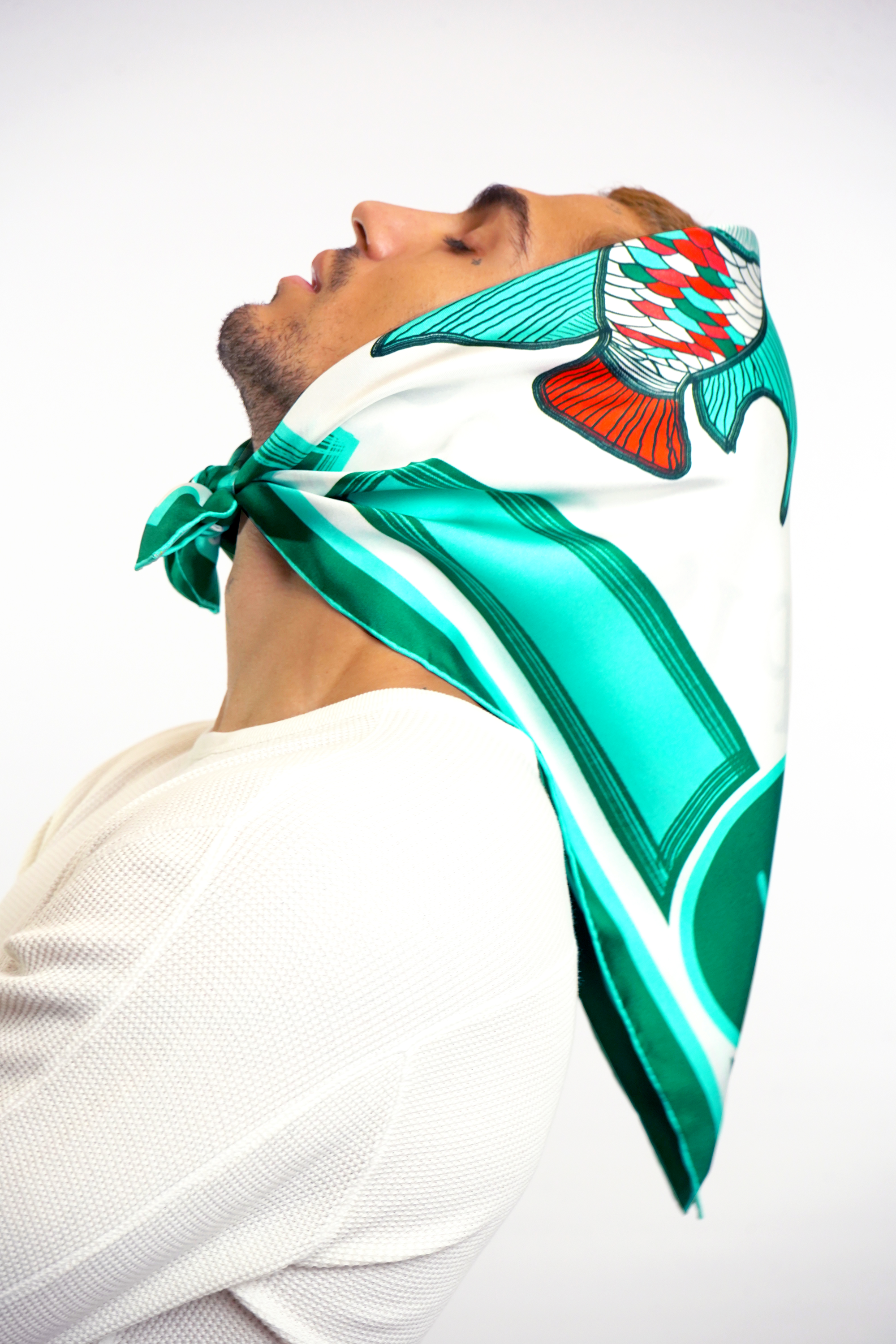 Pisces | Square Silk Scarf