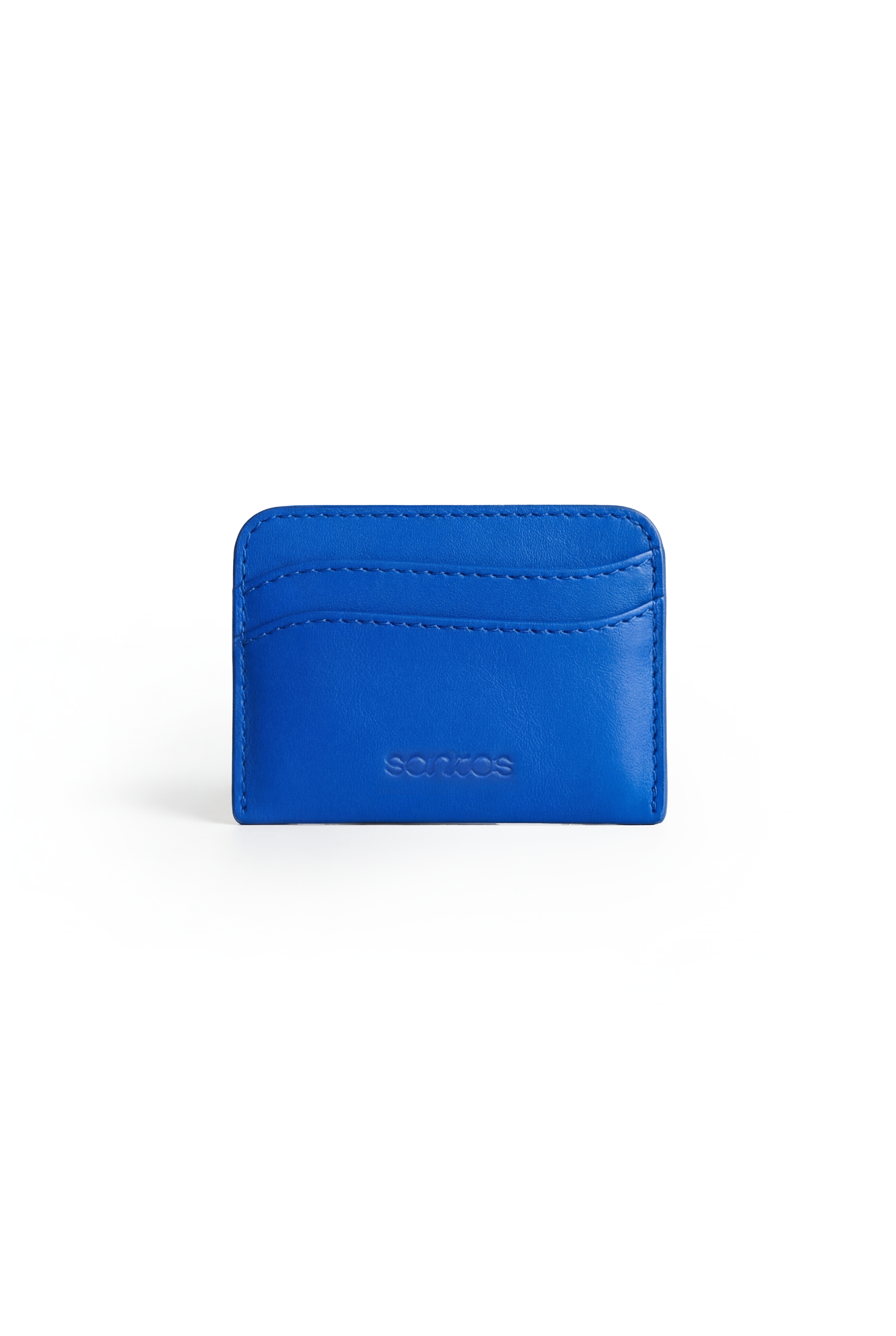 Rosa Curved Card Case - Electric Blue