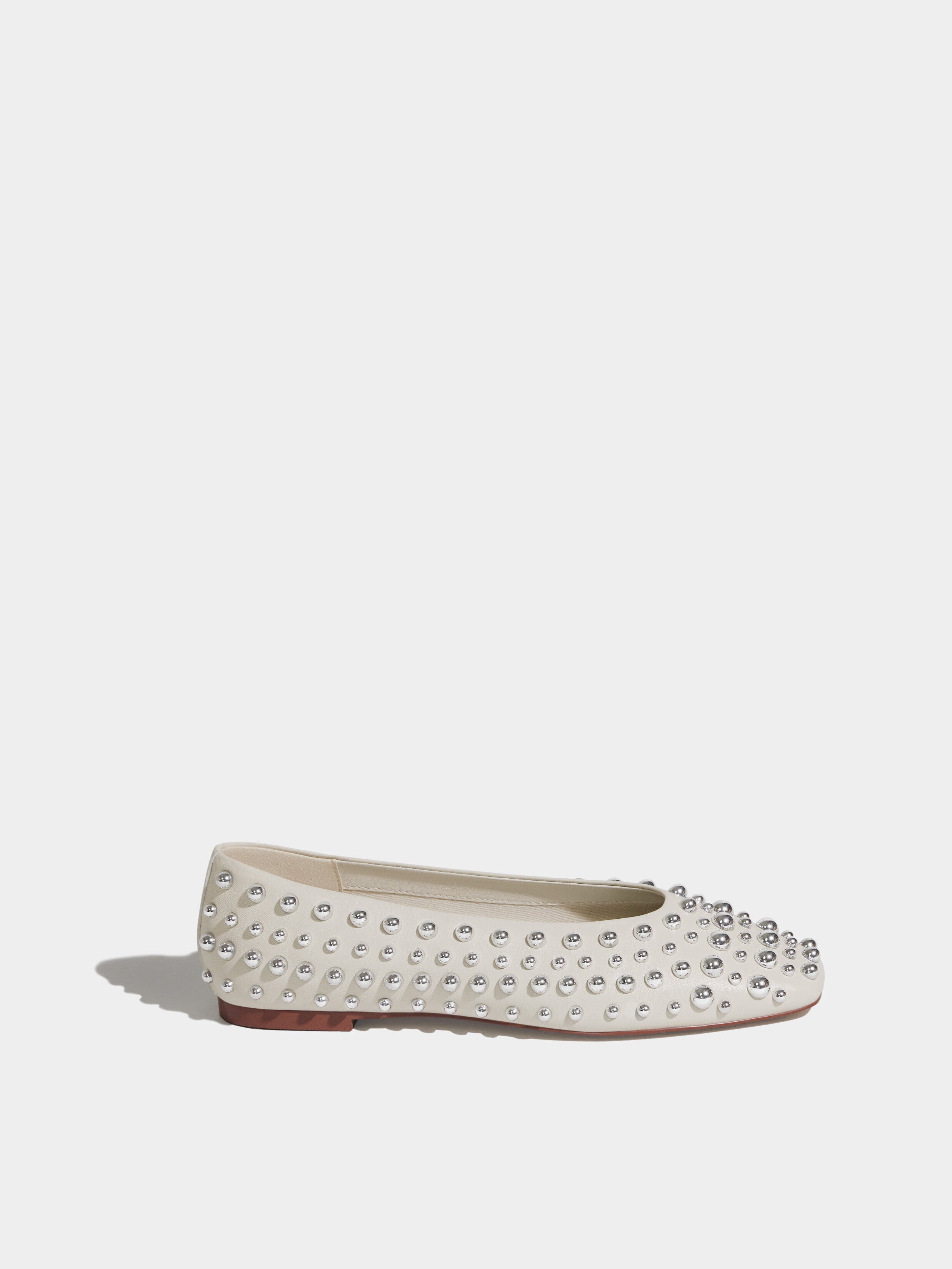 The Lover Ballet Flat in Bone