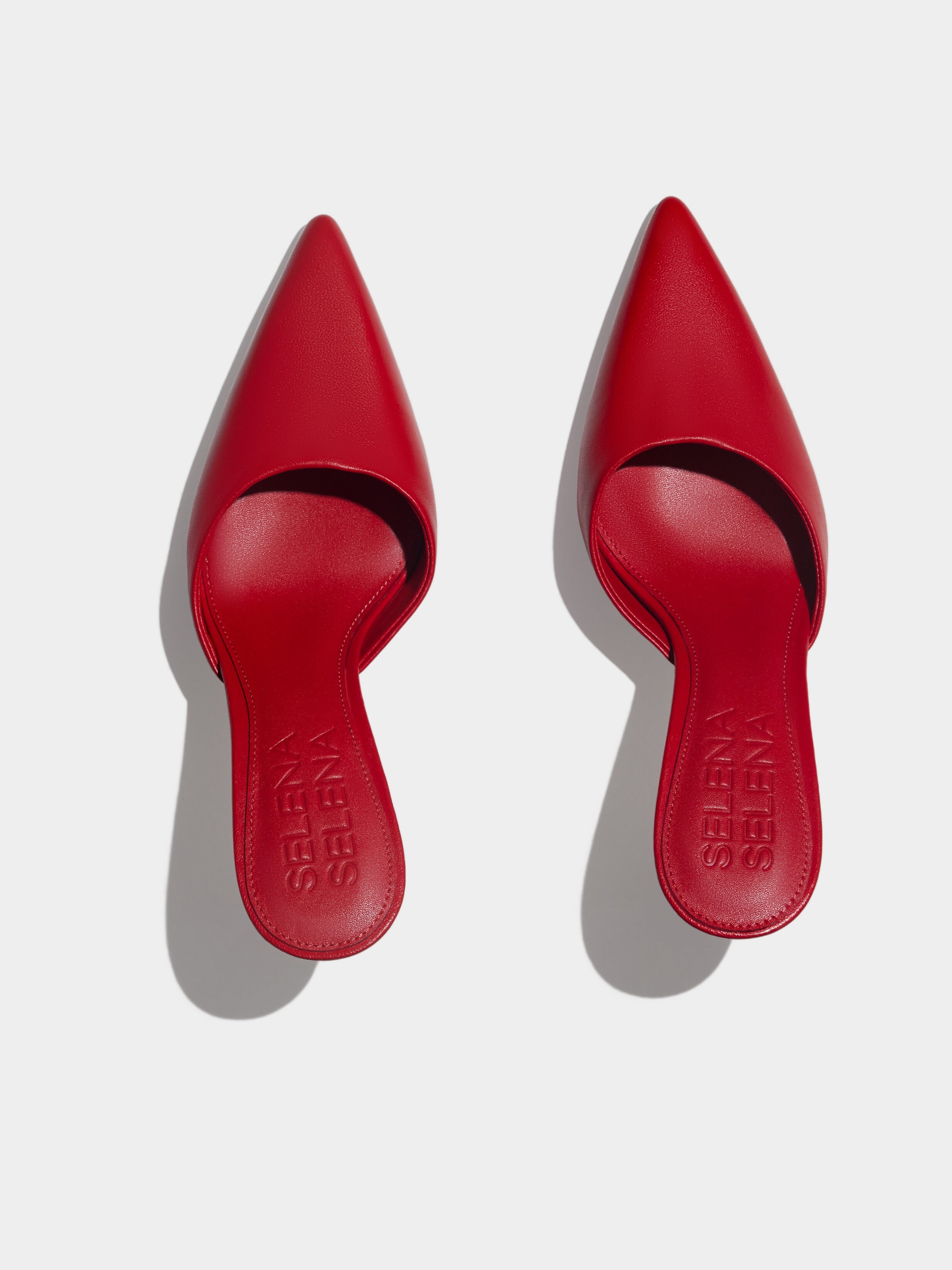 The Vixen Bow Mule in Reckless Red