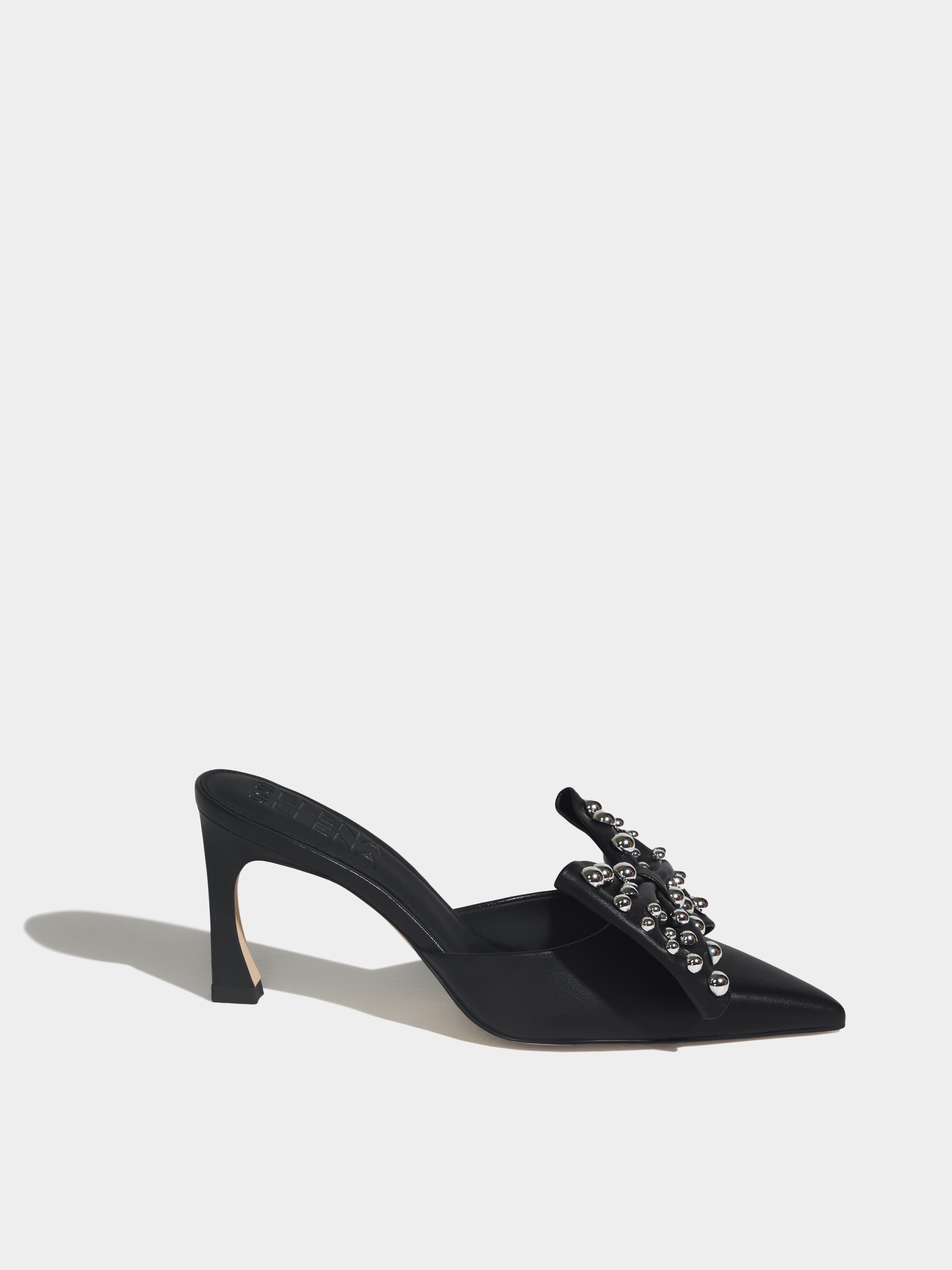 The Vixen Bow Mule in Black