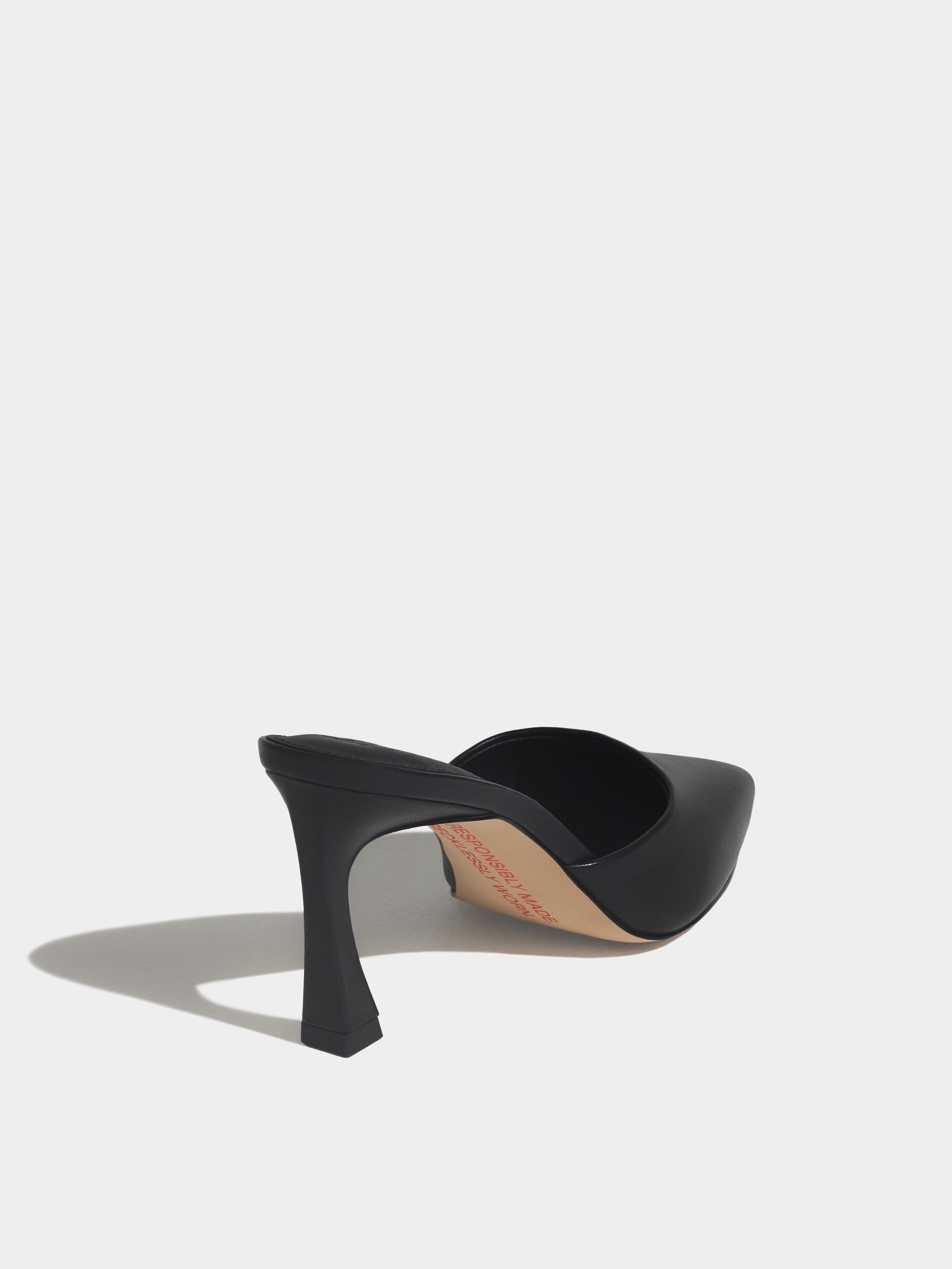 The Vixen Bow Mule in Black