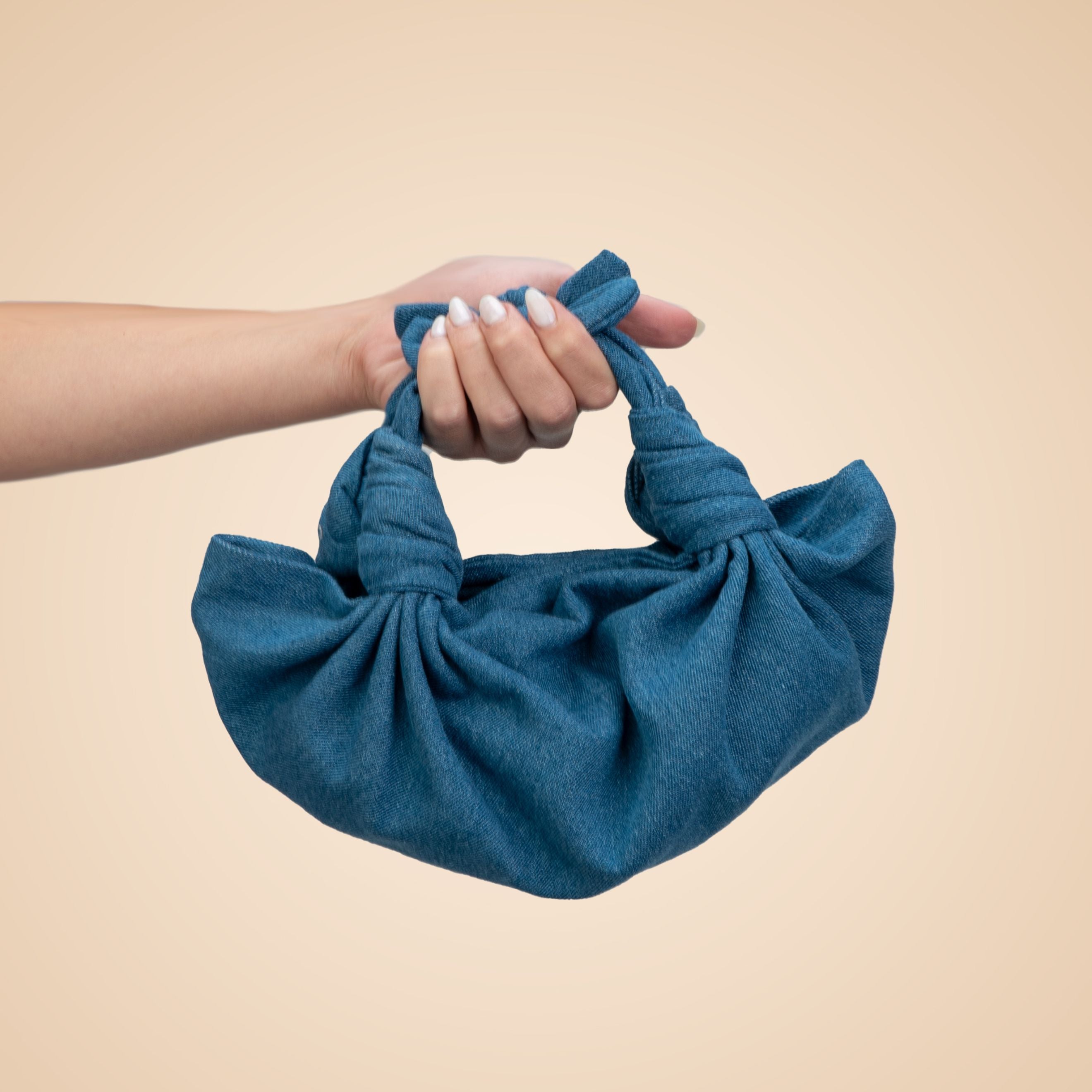 Denim Knot Bag