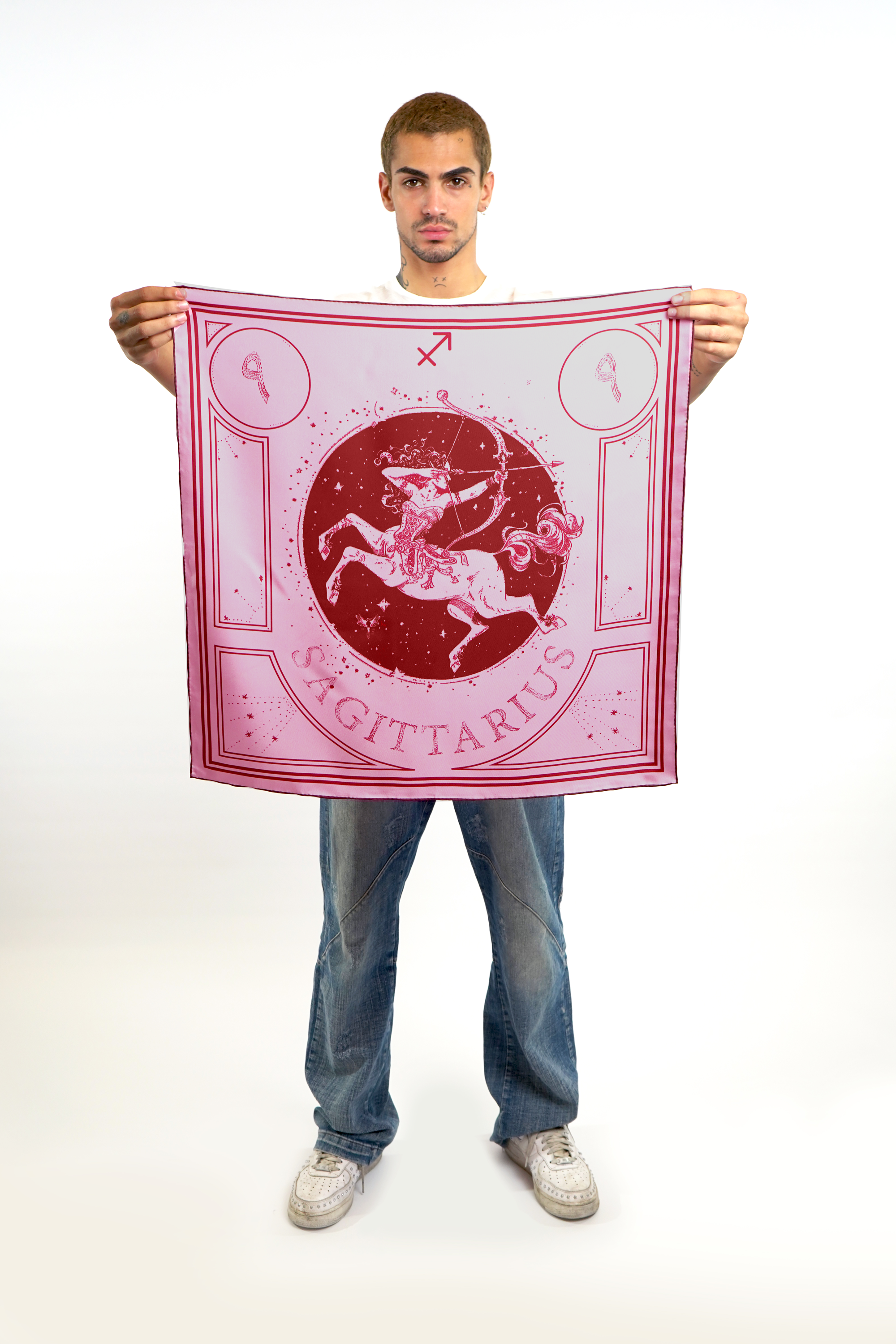 Sagittarius | Square Silk Scarf