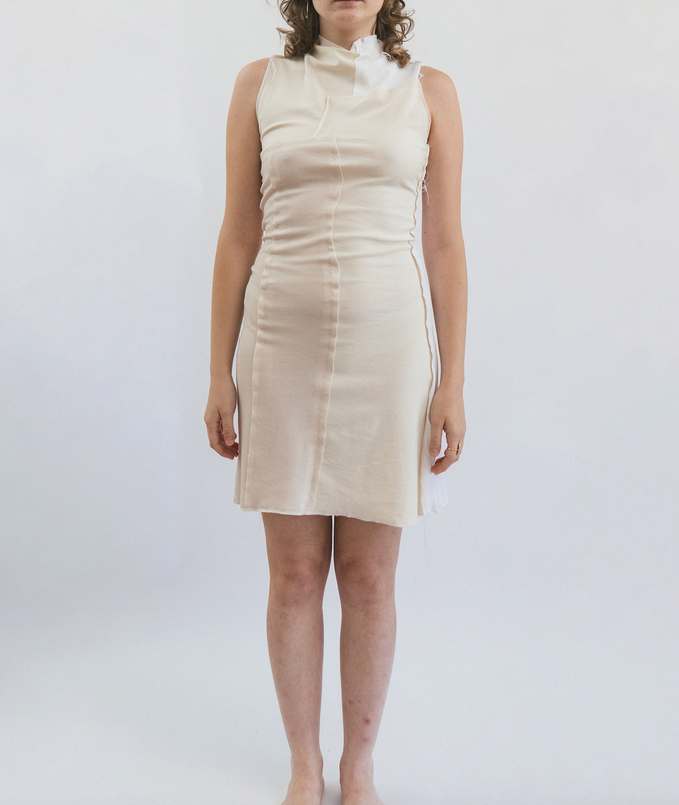 Drape Neck Dress - Light