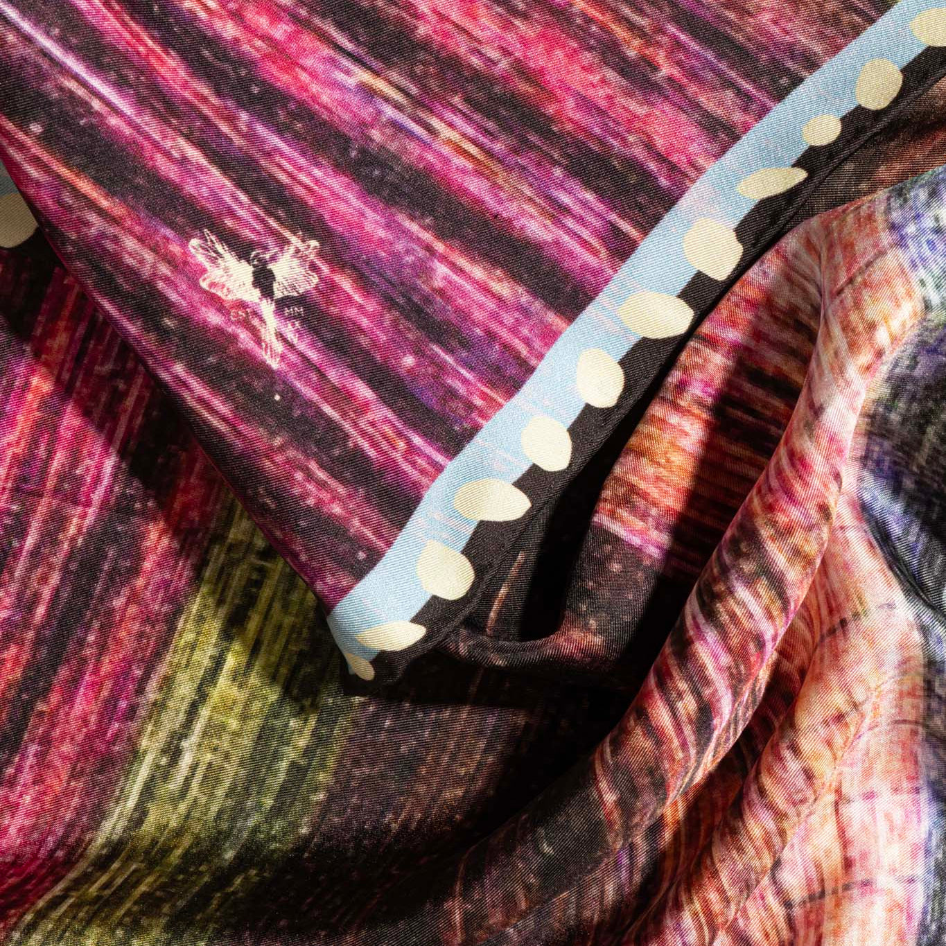 No Signal | Square Silk Scarf