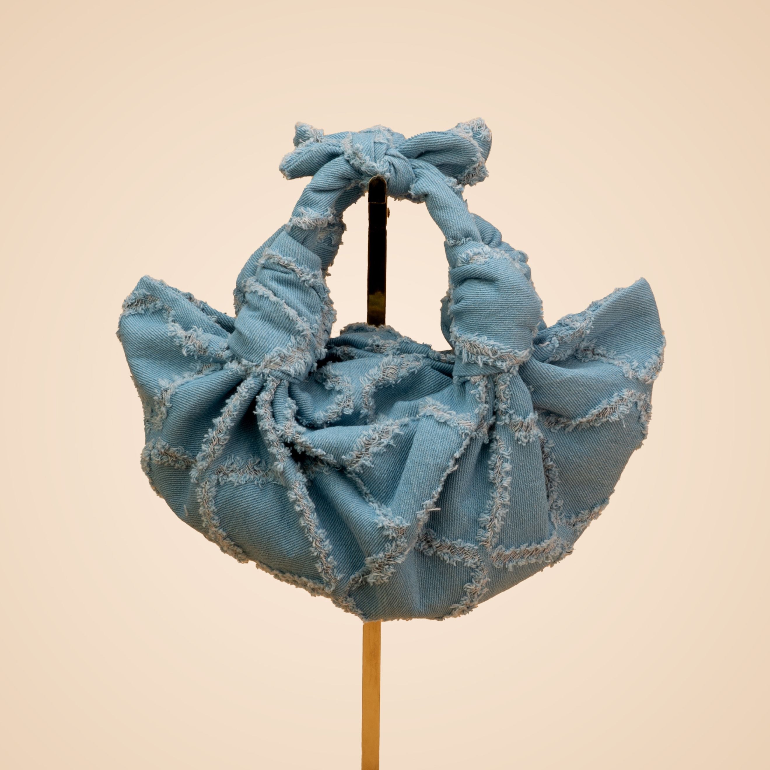 Denim Knot Bag