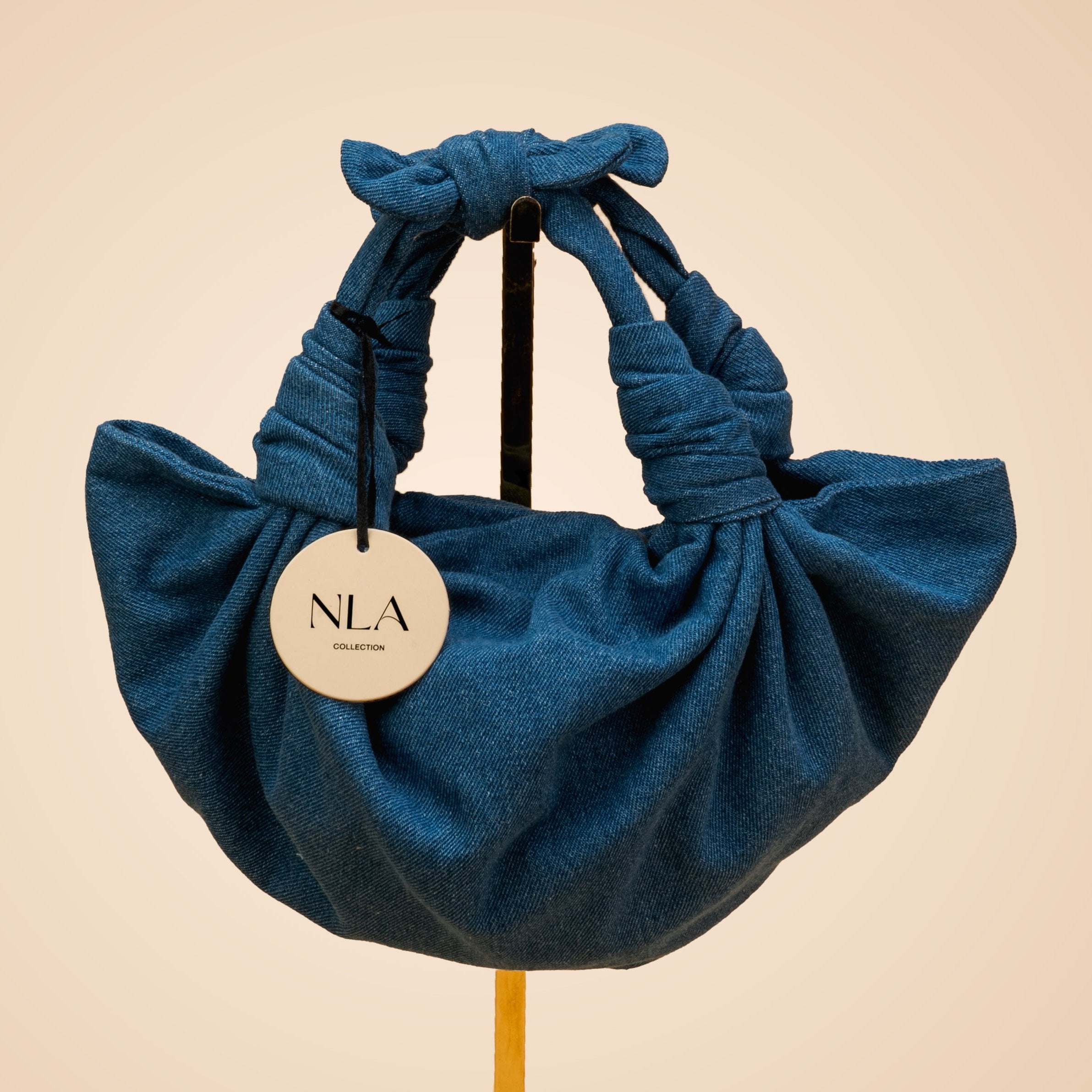 Denim Knot Bag