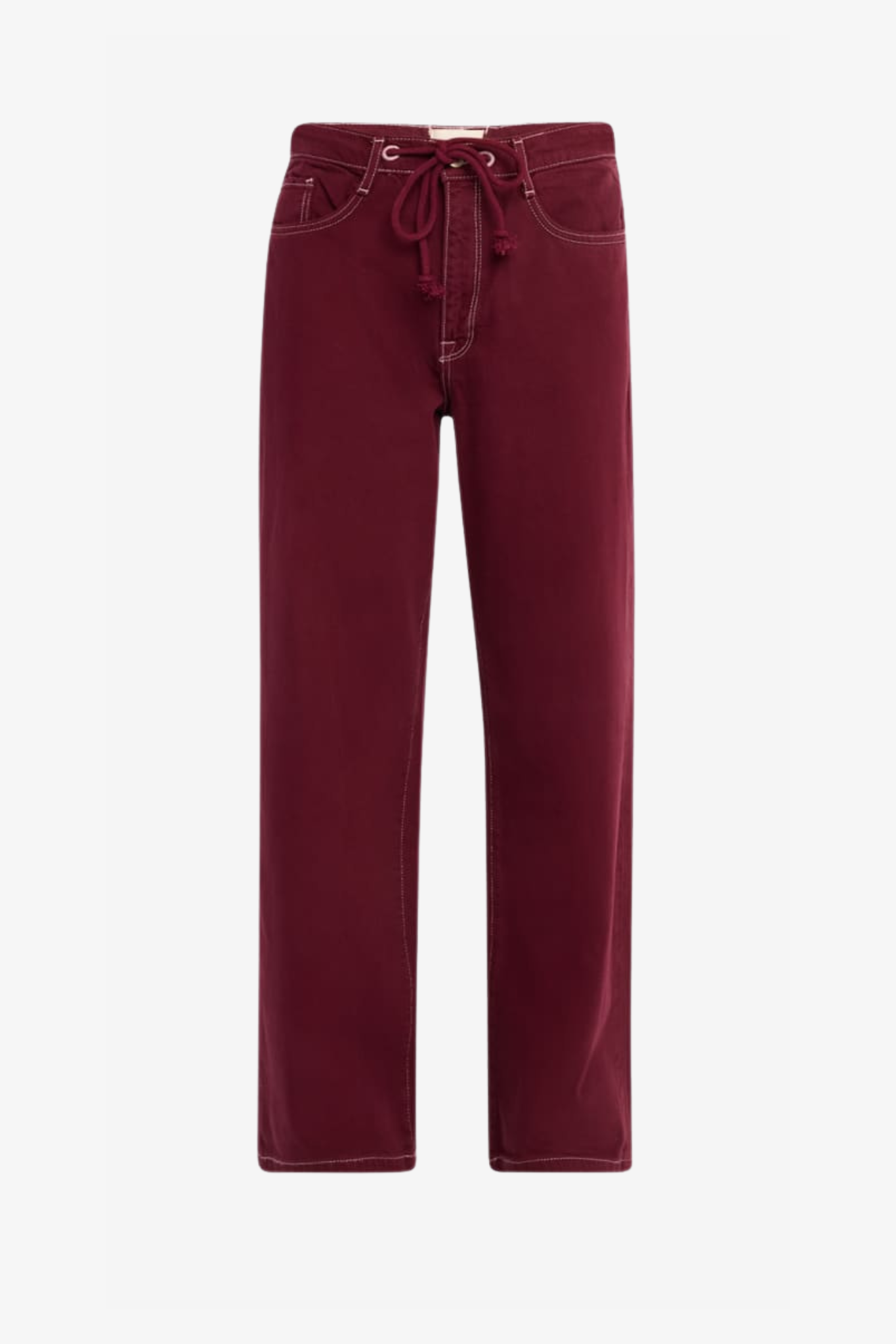 Nesta Mid-Rise Drawstring - Eclipse Red