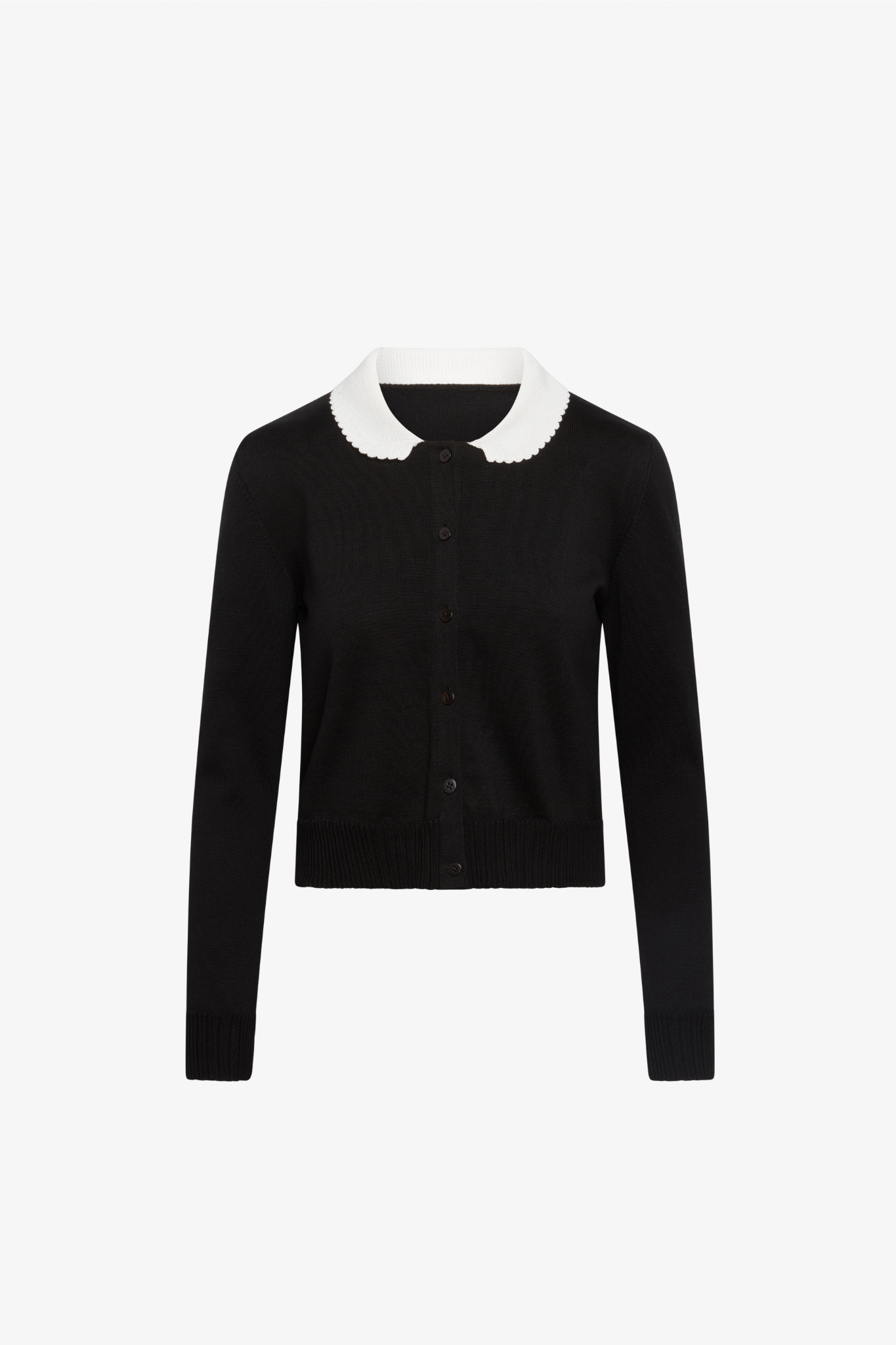 MS. PENNYWORTH CARDIGAN BLACK LONG