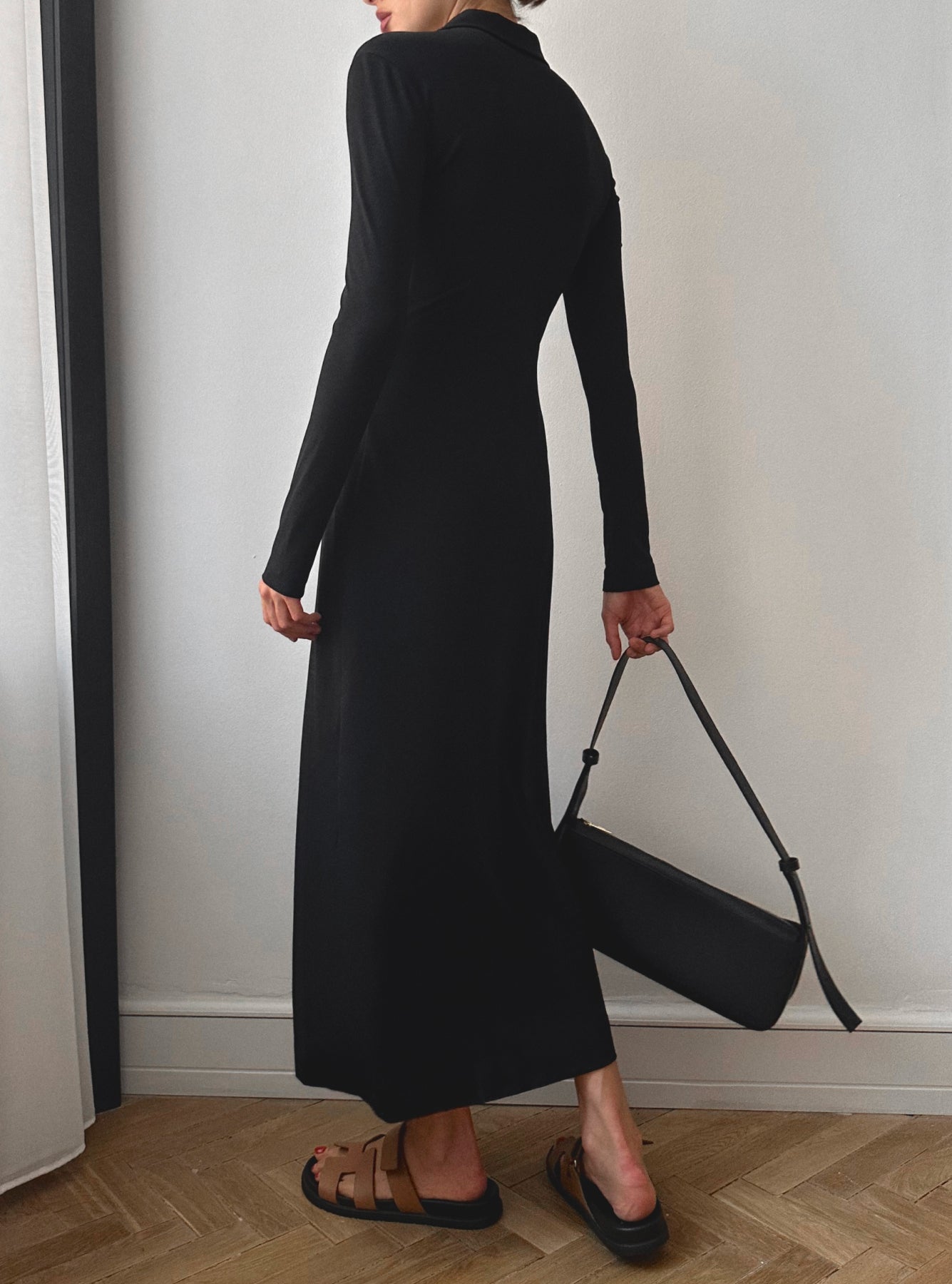 Aura Longsleeve Dress in Black
