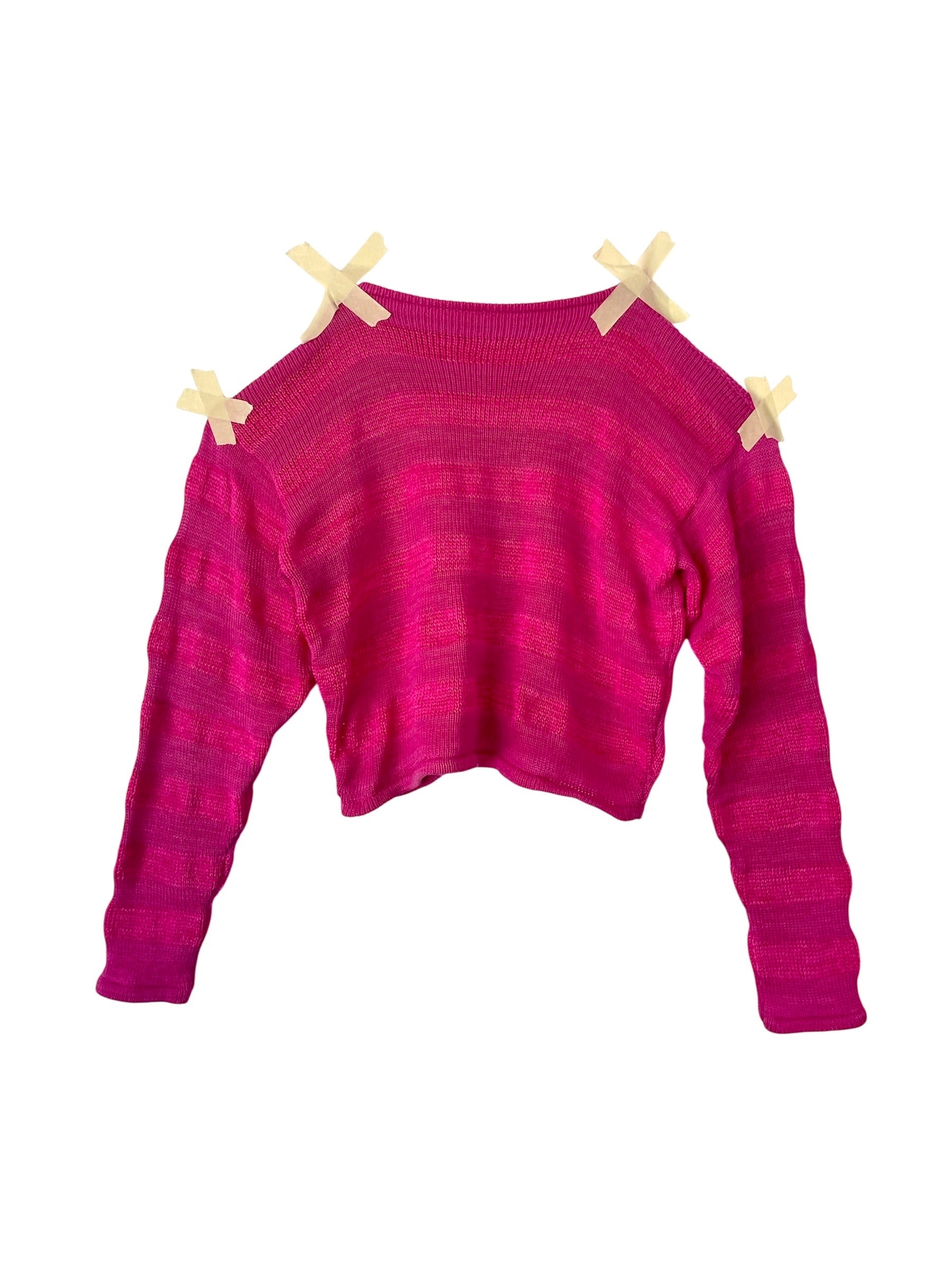 Cropped Pullover - Pink