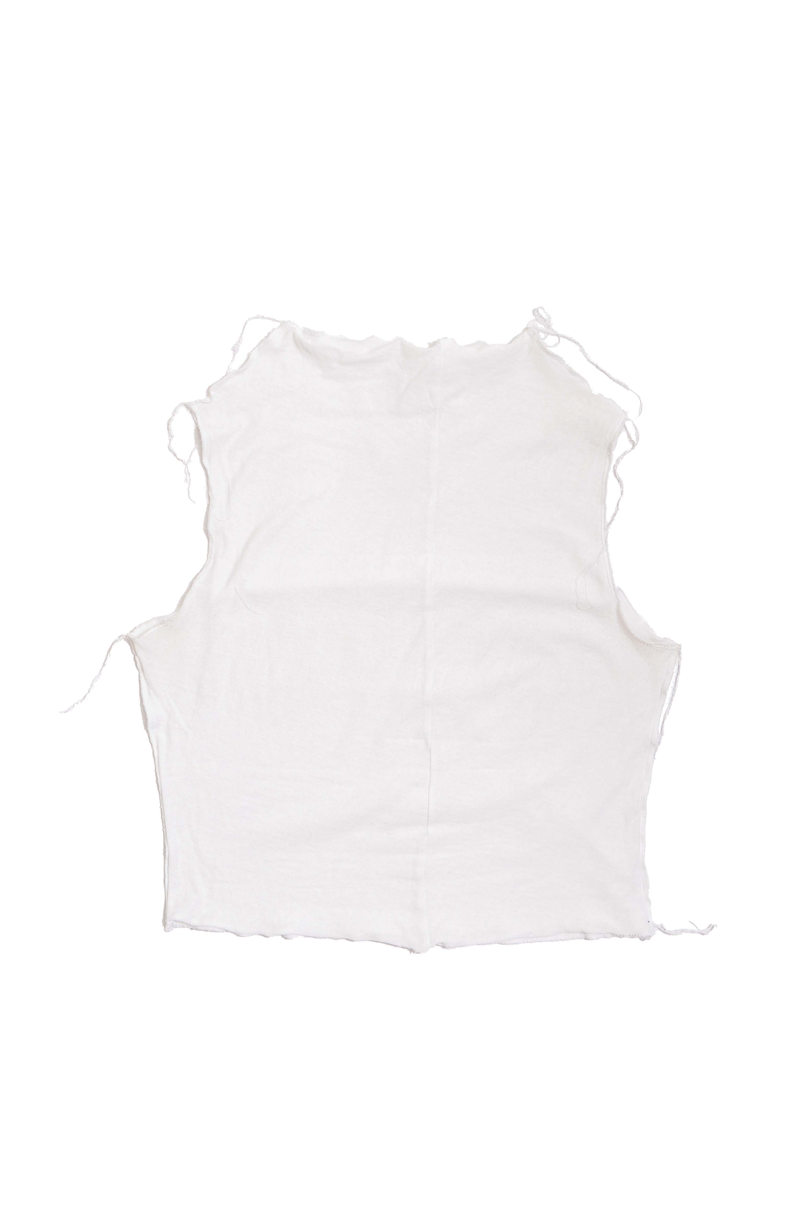 Drape Neck Top - White