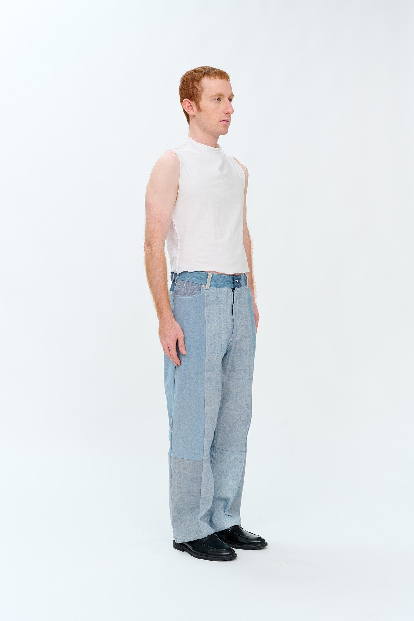 Drape Neck Top - White