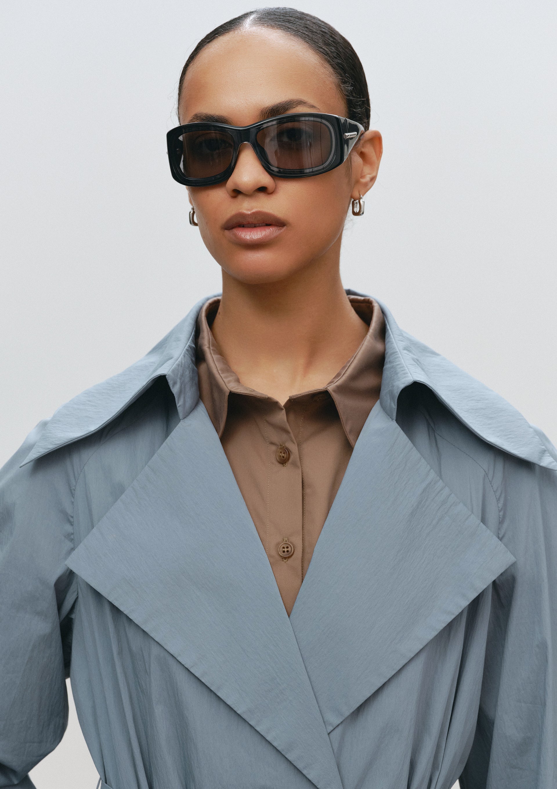 Trench Coat Electra in Blue