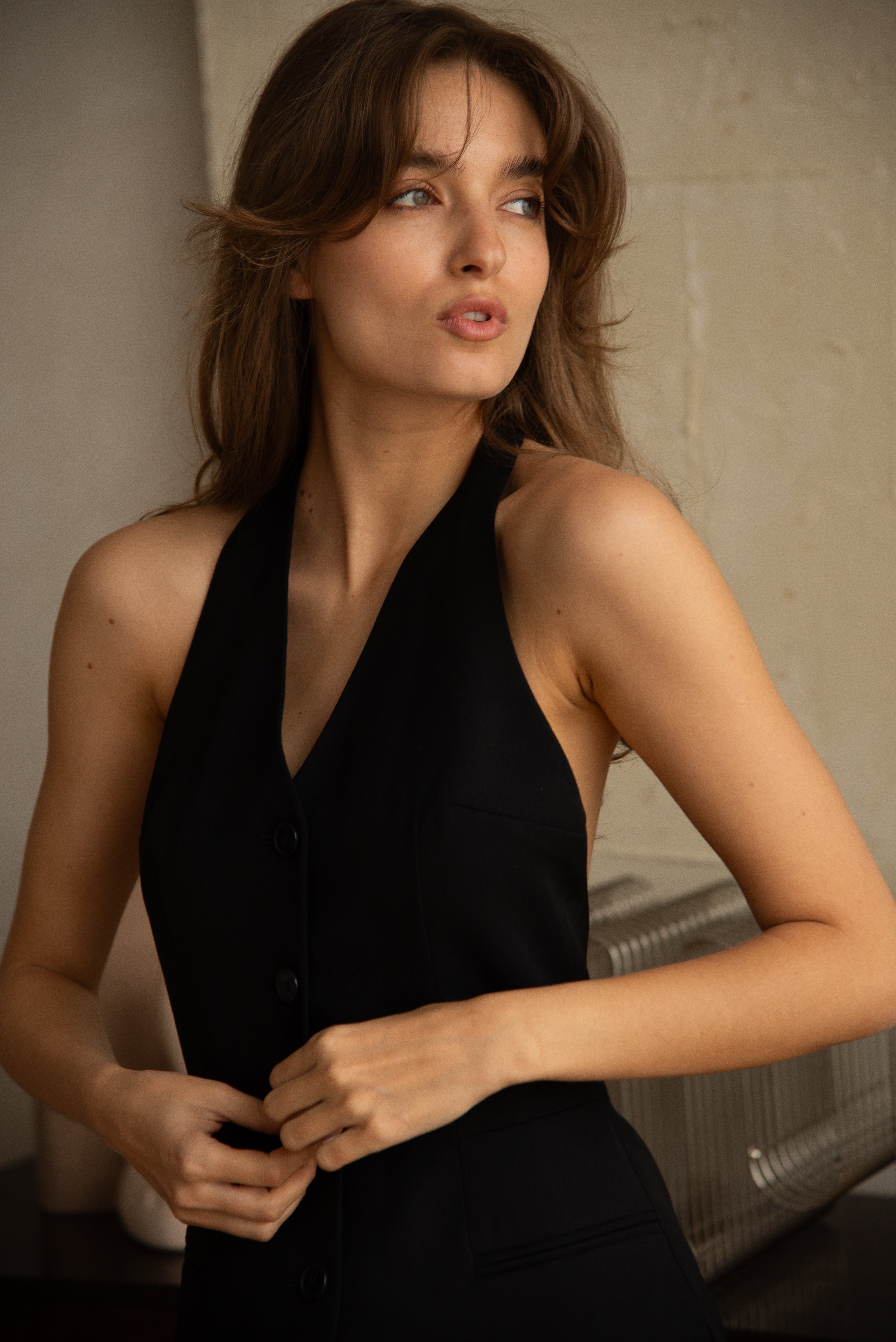 Chelsea Vest - Caviar
