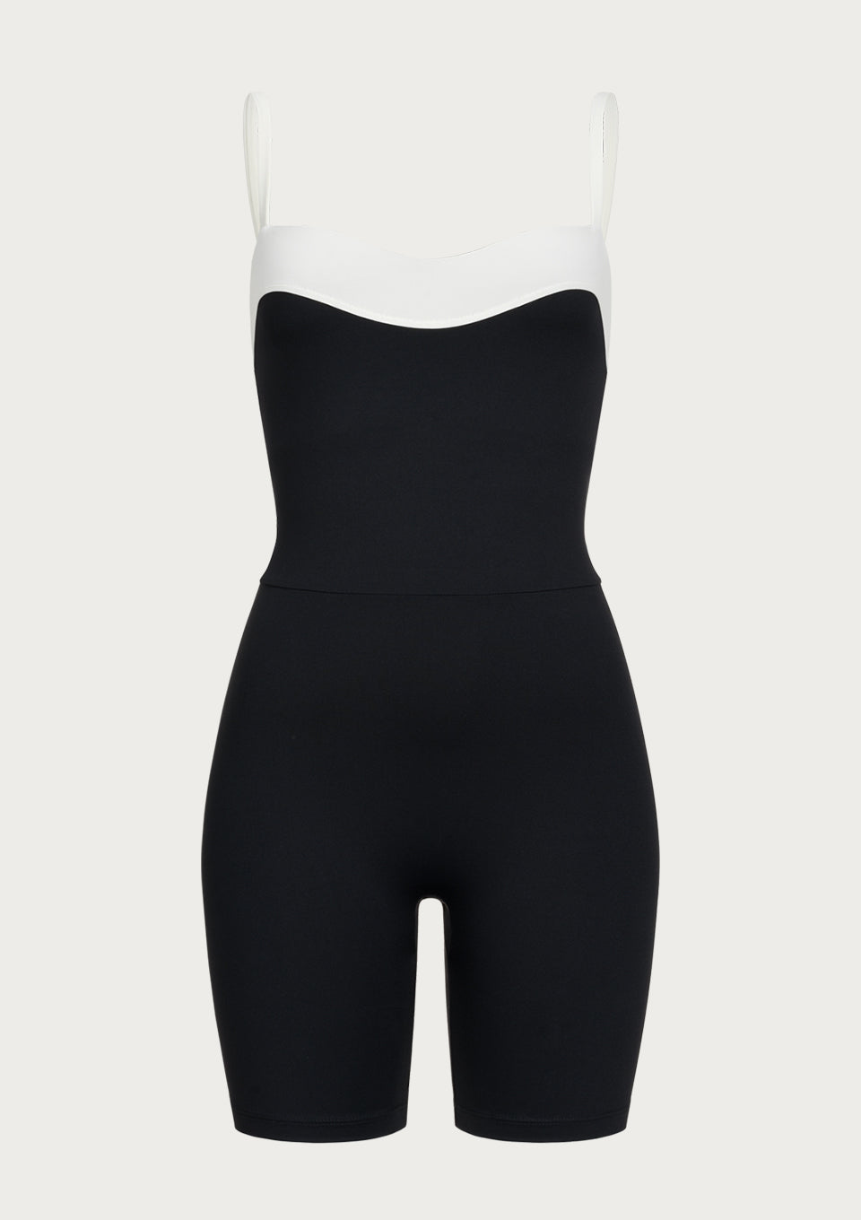 Curve Jumpsuit in Black-Ivory