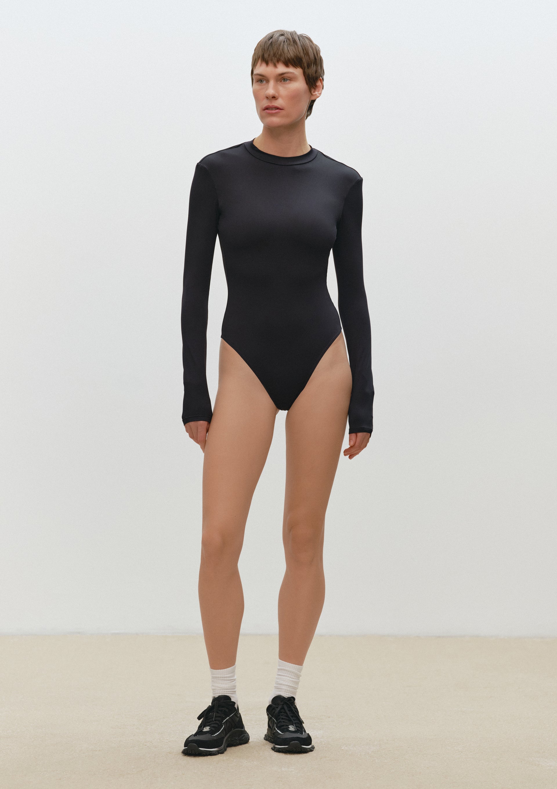 Cutout Bodysuit in Black