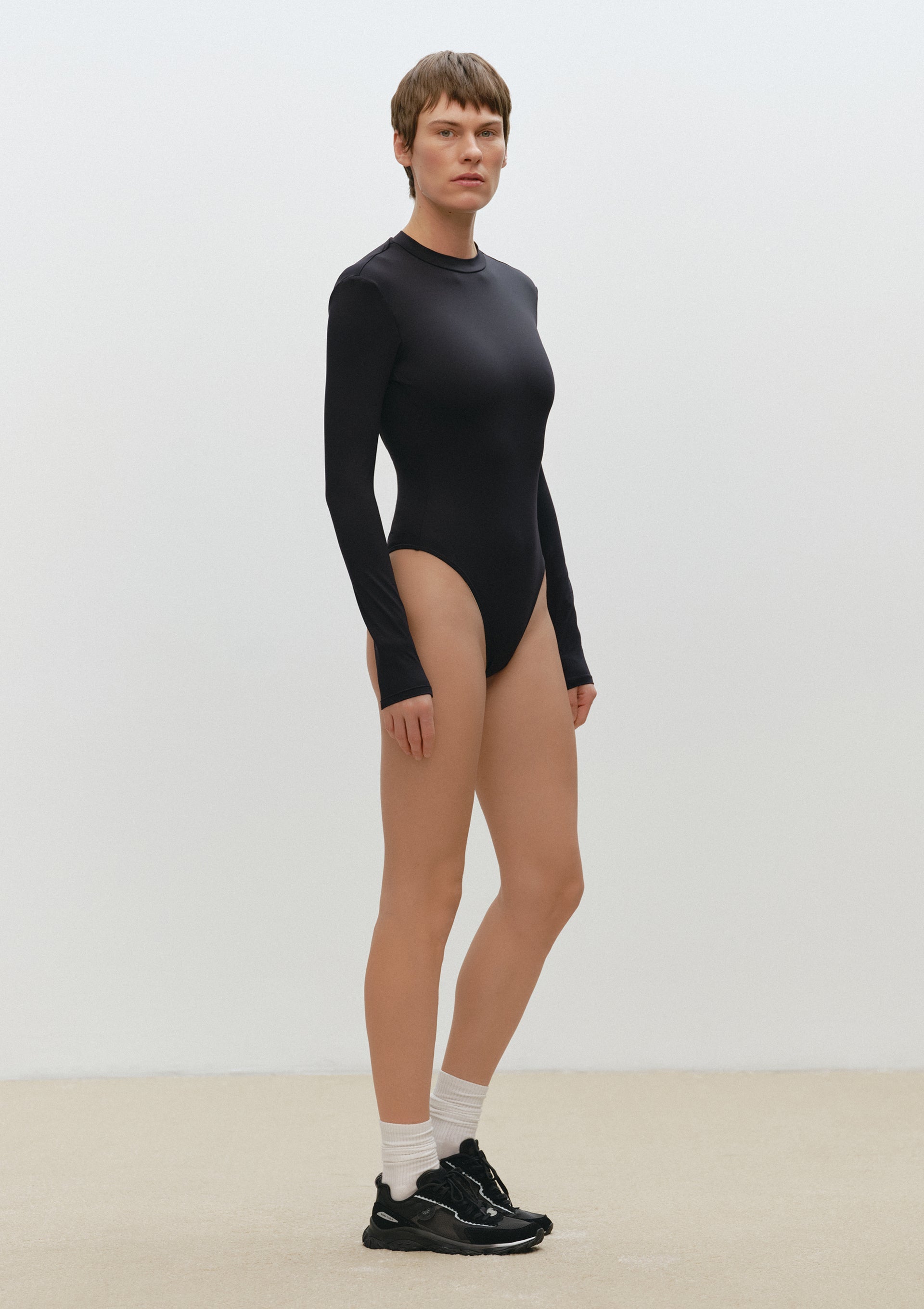 Cutout Bodysuit in Black