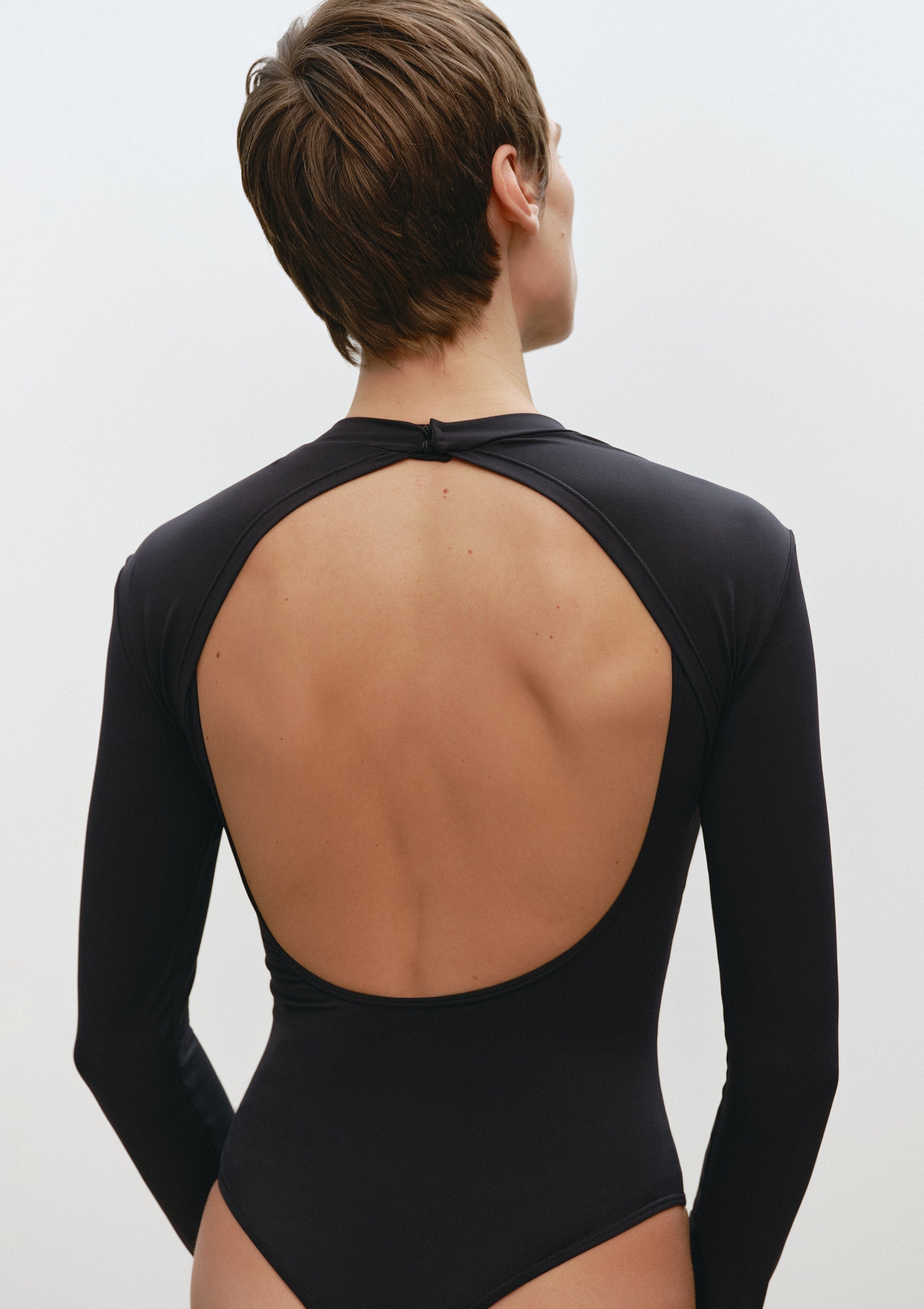 Cutout Bodysuit in Black