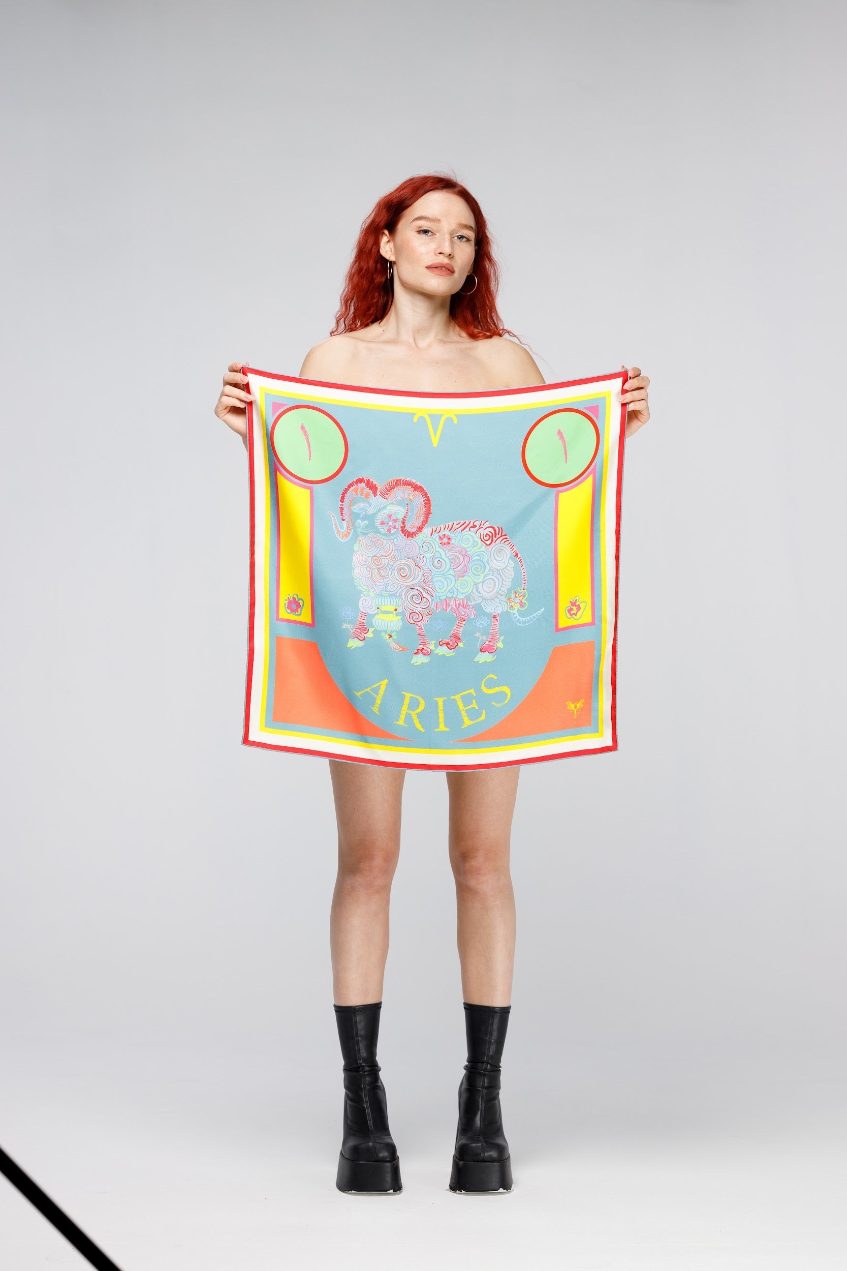Aries | Square Silk Scarf